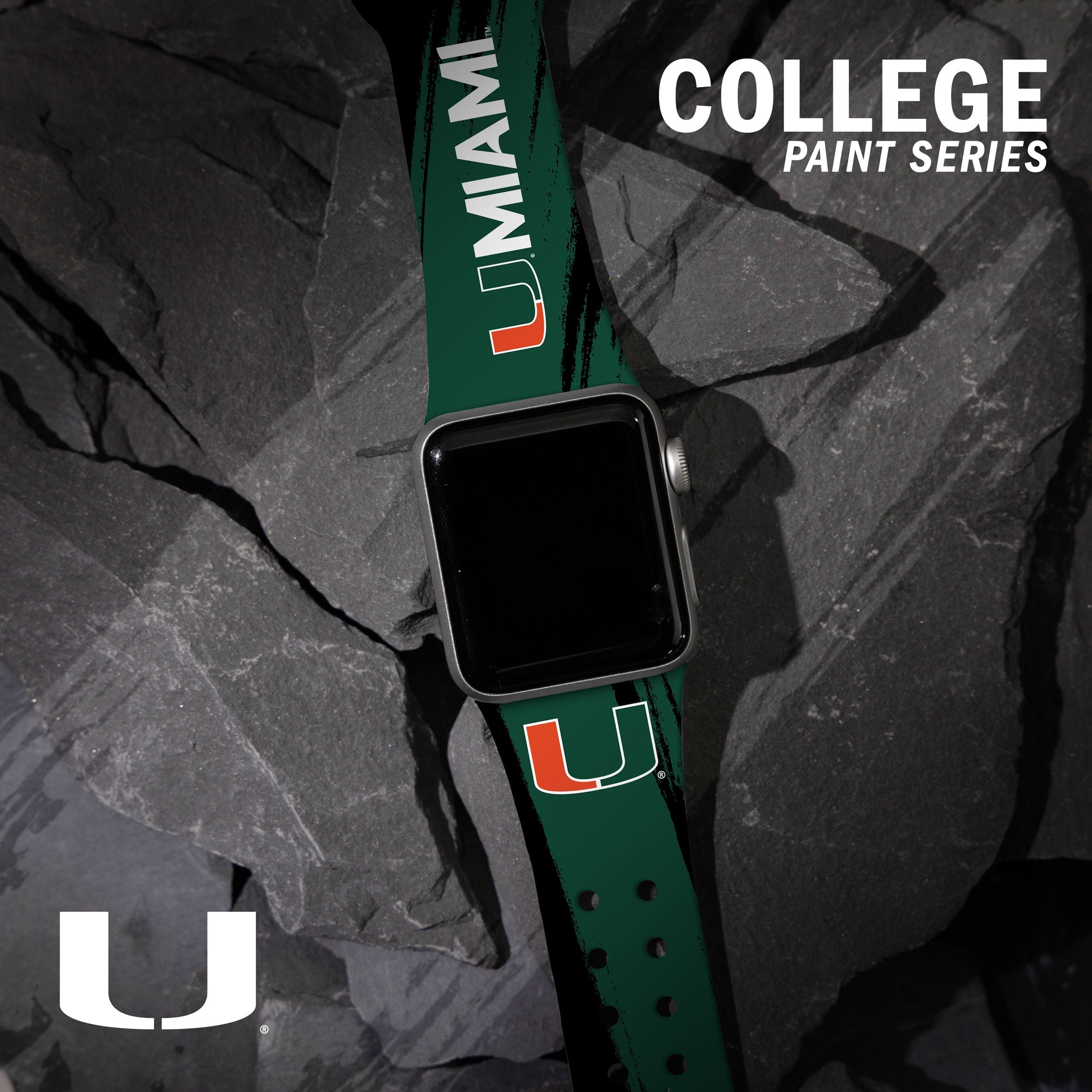 Miami Hurricanes HD Apple Watch Band | Affinity Bands 33