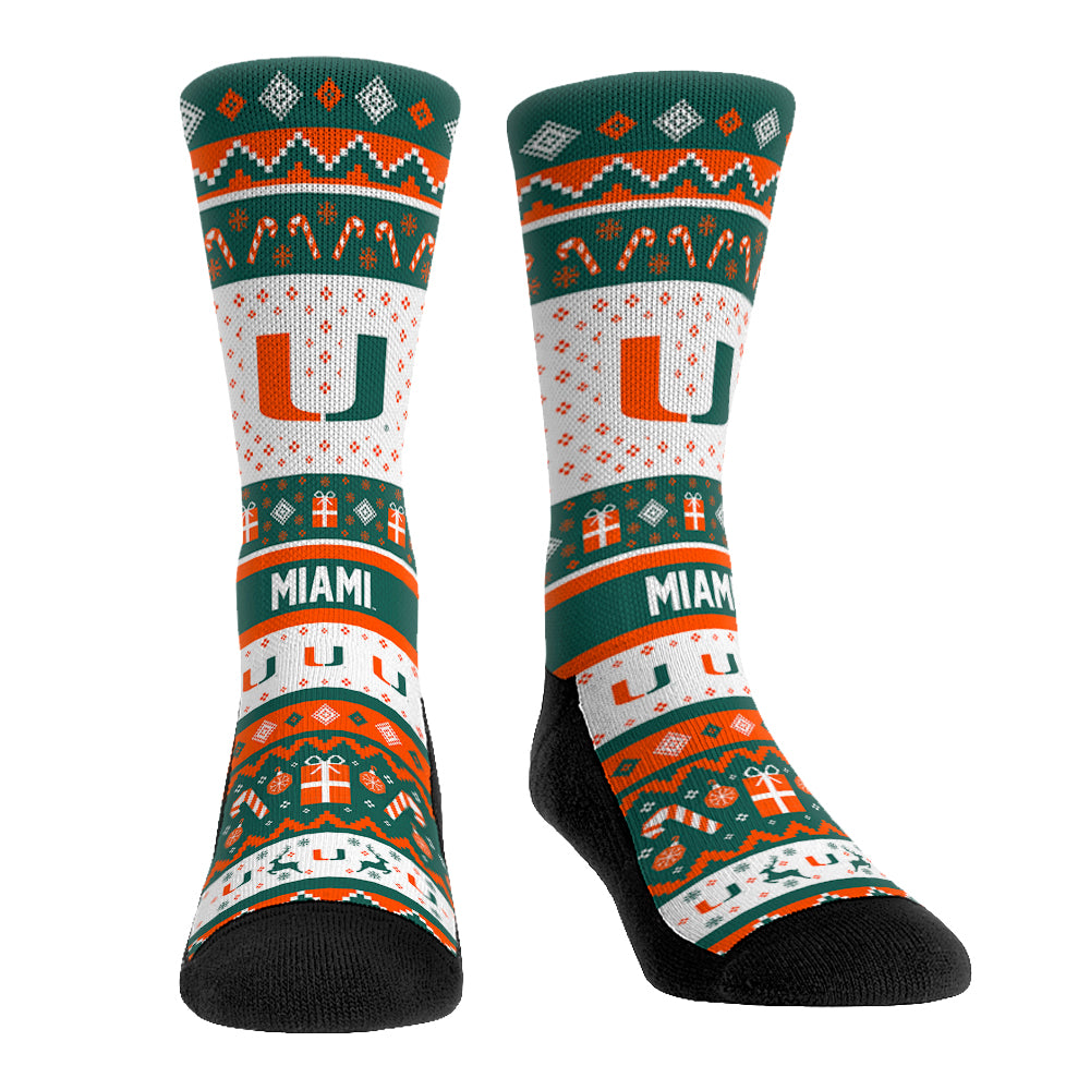 Miami Hurricanes - Tacky Sweater | Rock 'Em Socks 1
