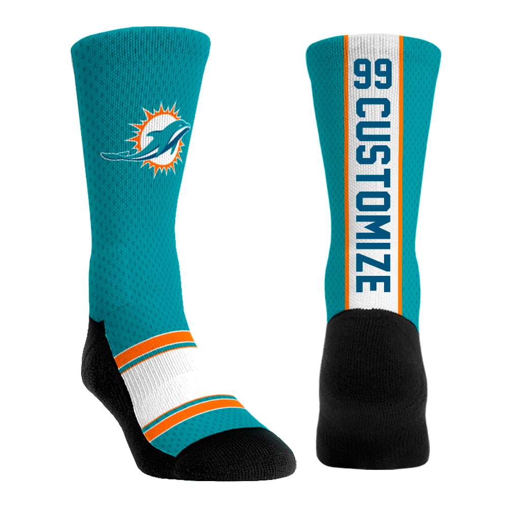Miami Dolphins - Custom Jersey | Rock 'Em Socks 1