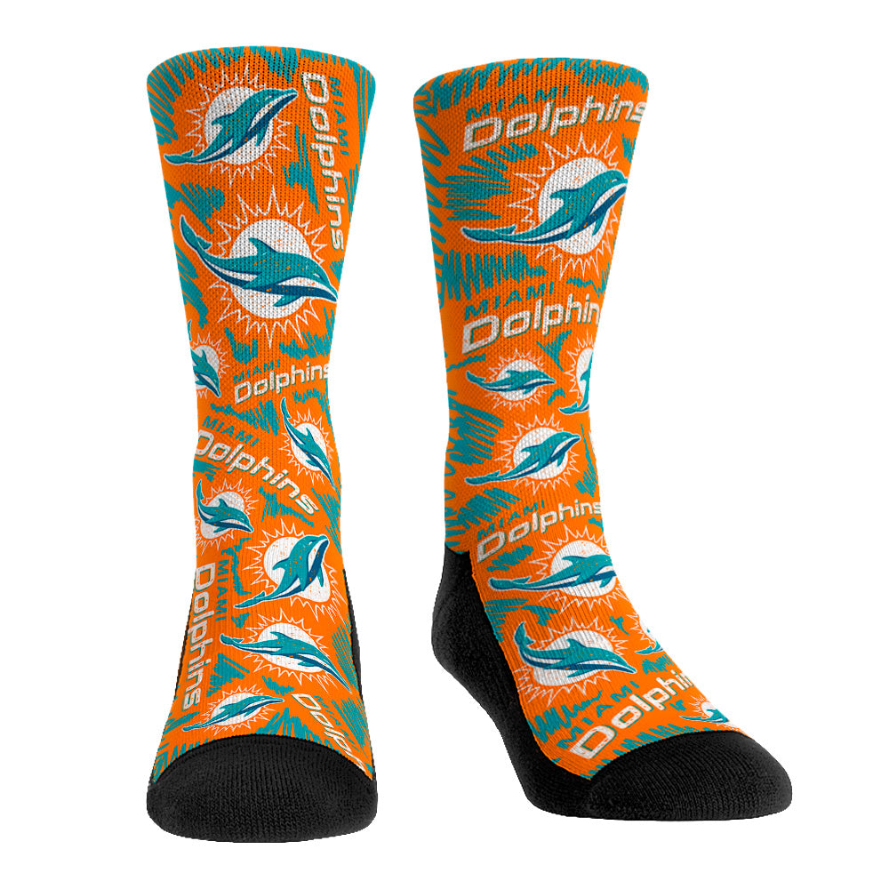 Miami Dolphins - Logo Sketch | Rock 'Em Socks 2