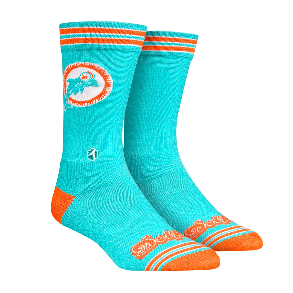 Miami Dolphins - Throwback (Knitted) | Rock 'Em Socks 1
