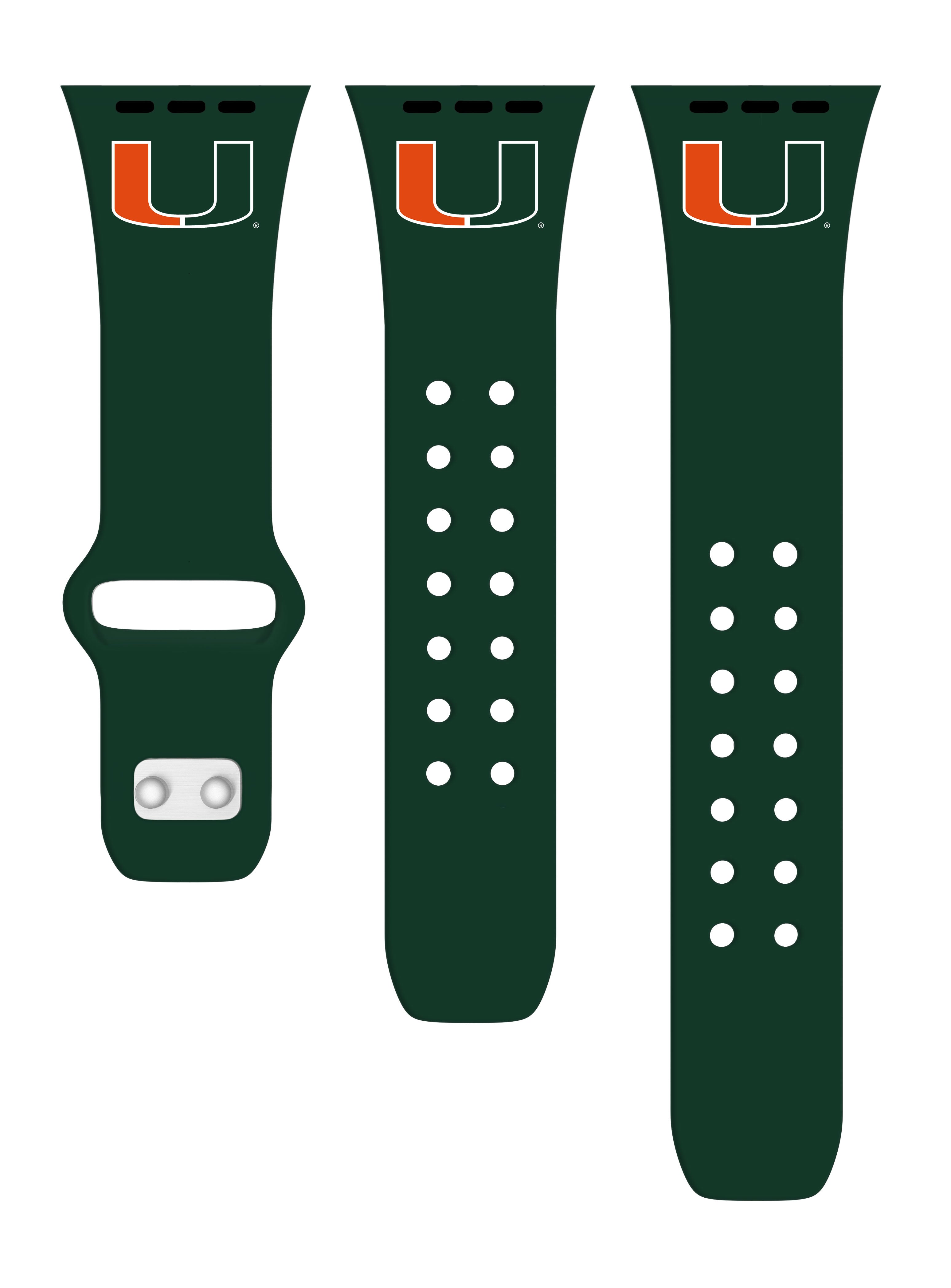 Miami Hurricanes Apple Watch Band 3