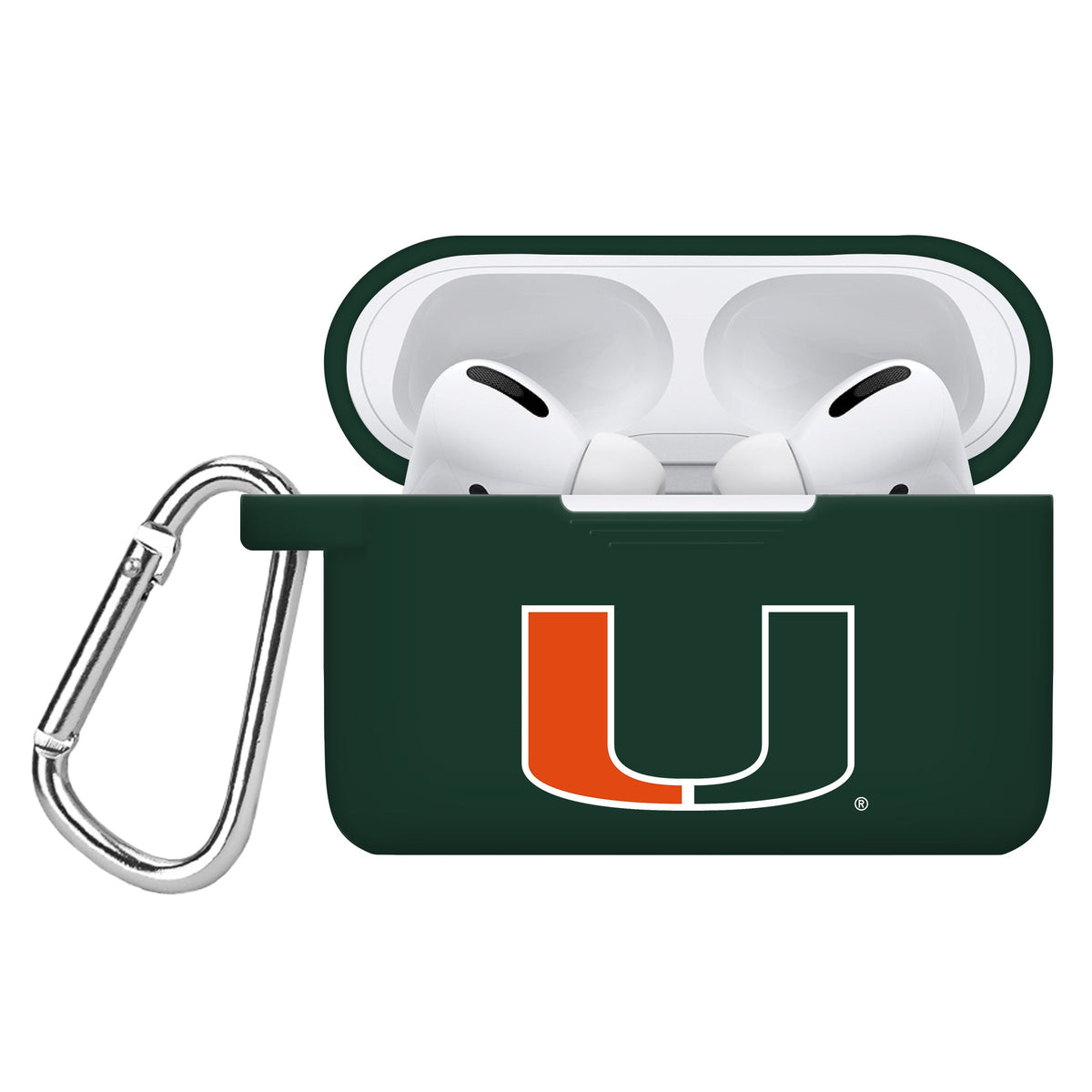 Miami Hurricanes AirPods Pro 1 & 2 Case Cover | Affinity Bands 2