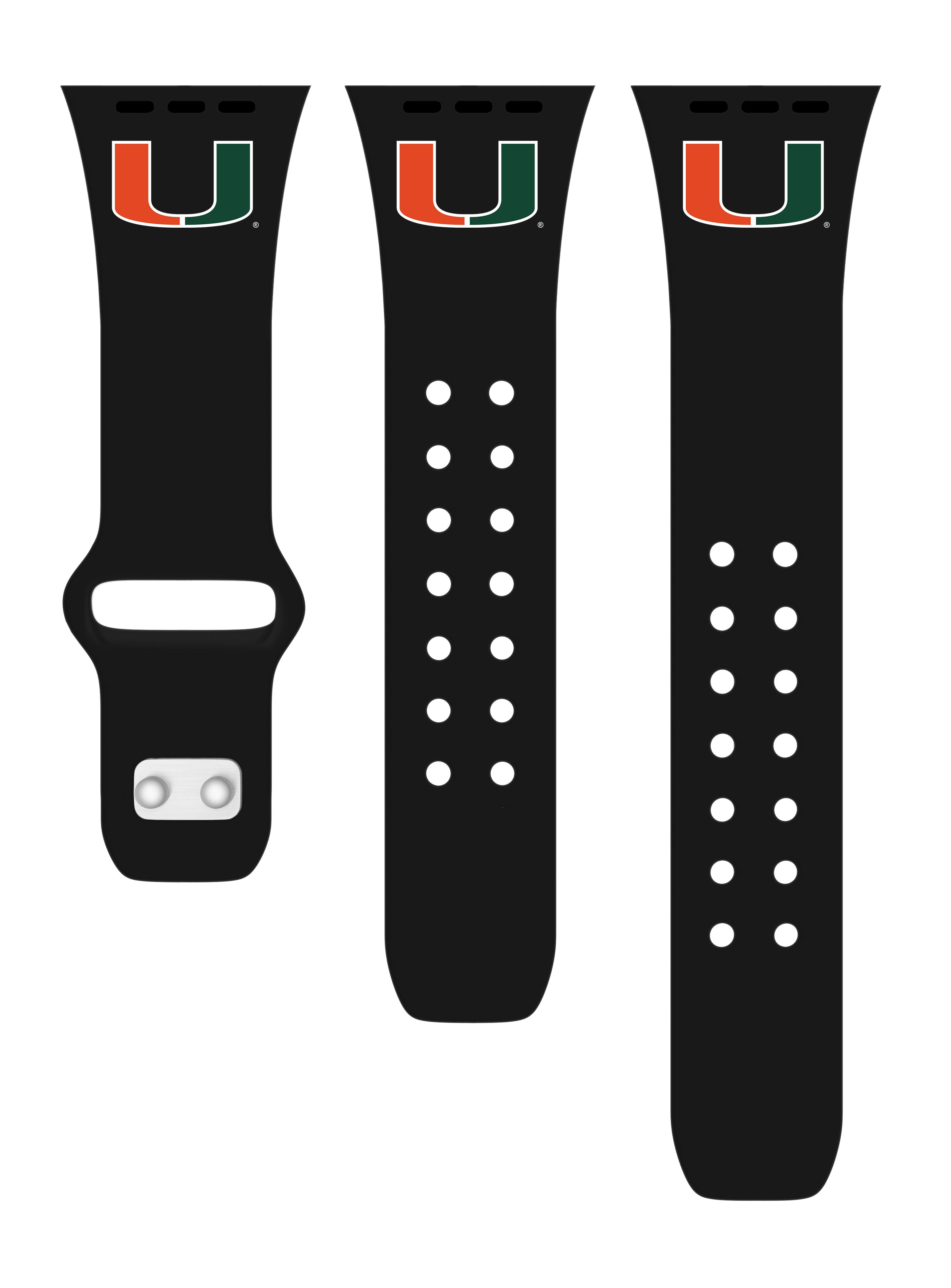 Miami Hurricanes Apple Watch Band 7