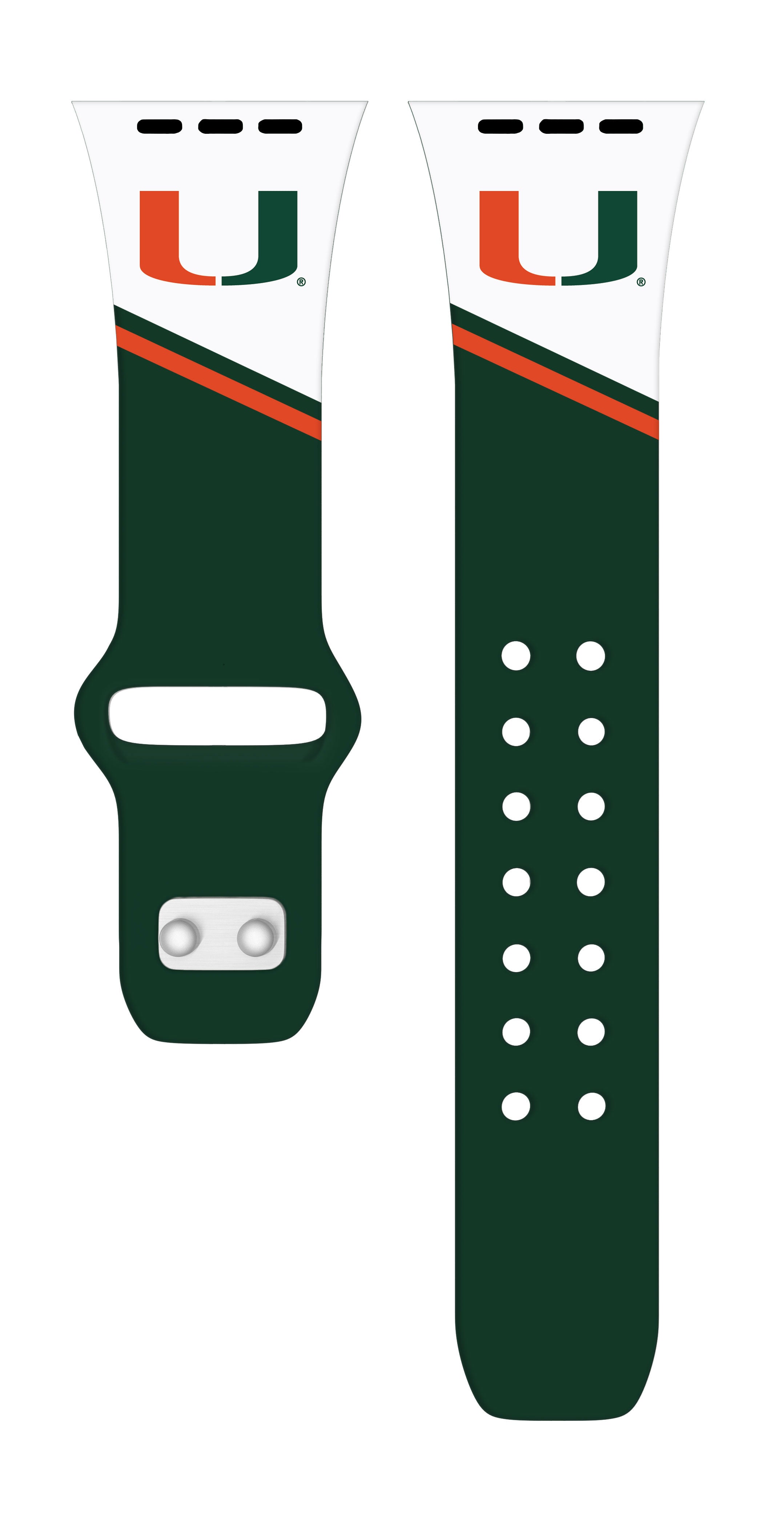 Miami Hurricanes HD Apple Watch Band | Affinity Bands 26