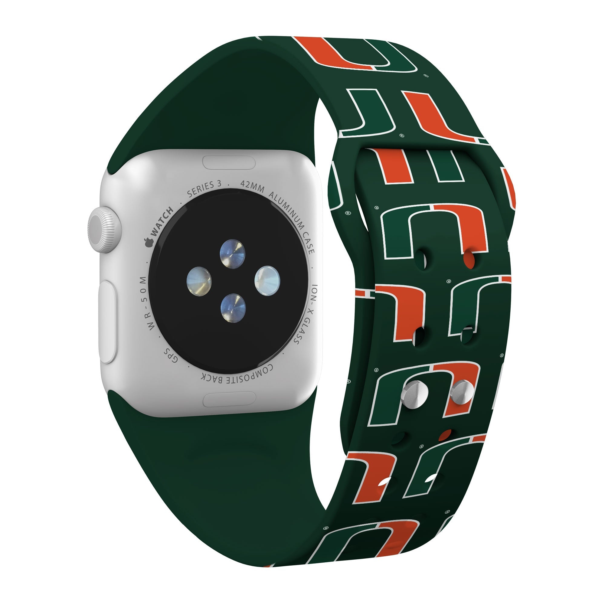 Miami Hurricanes HD Apple Watch Band | Affinity Bands 11