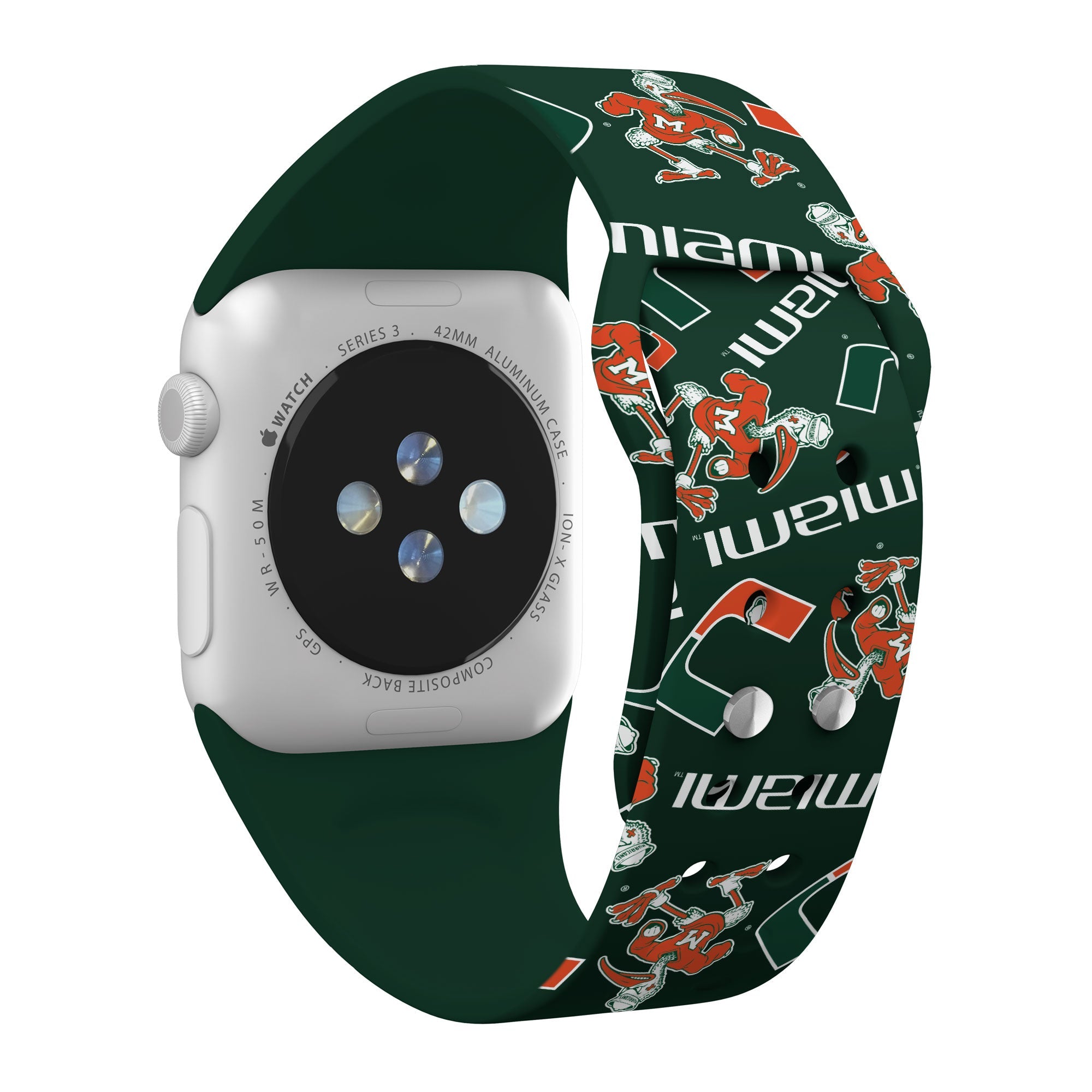 Miami Hurricanes HD Apple Watch Band | Affinity Bands 17