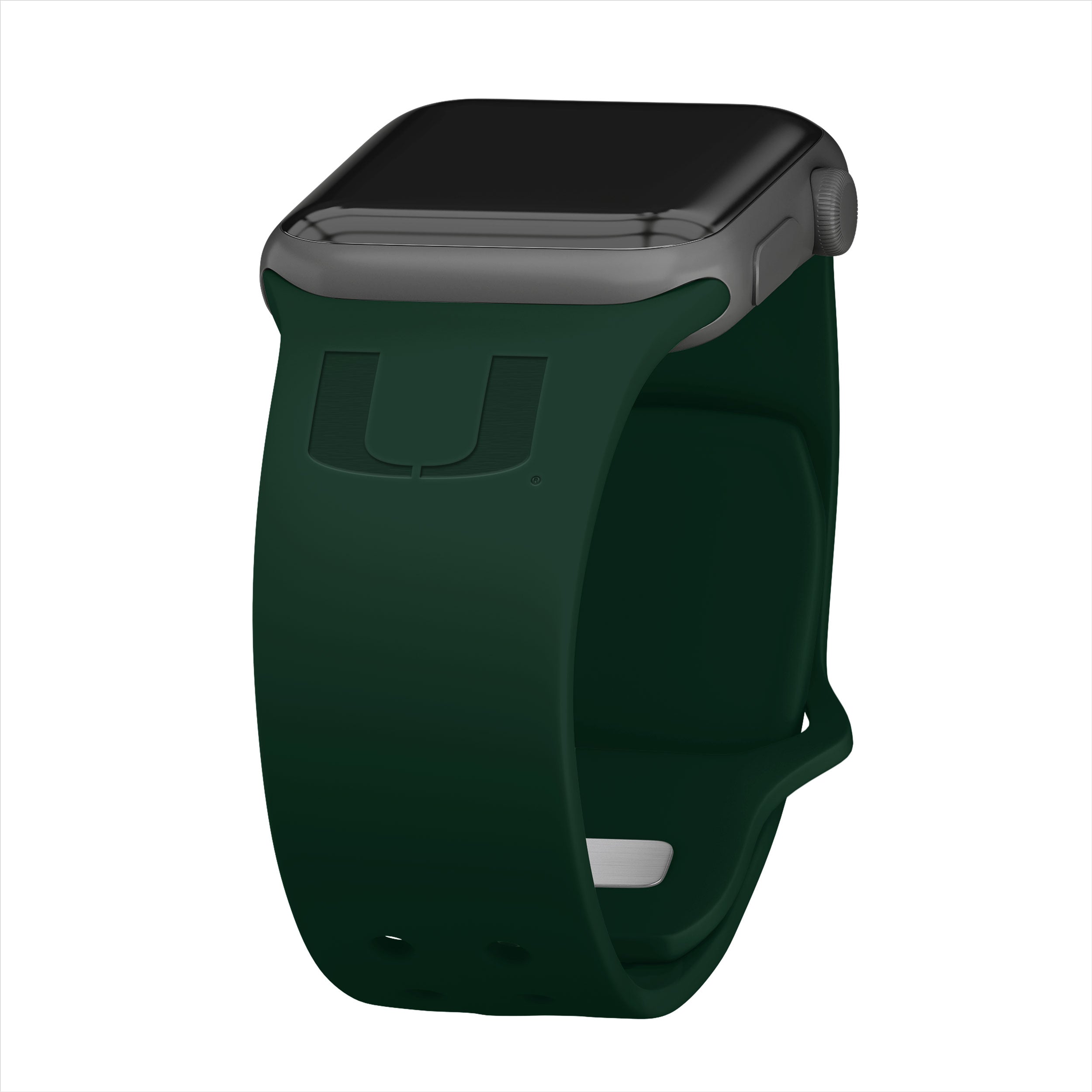 Miami Hurricanes Engraved Apple Watch Band 1
