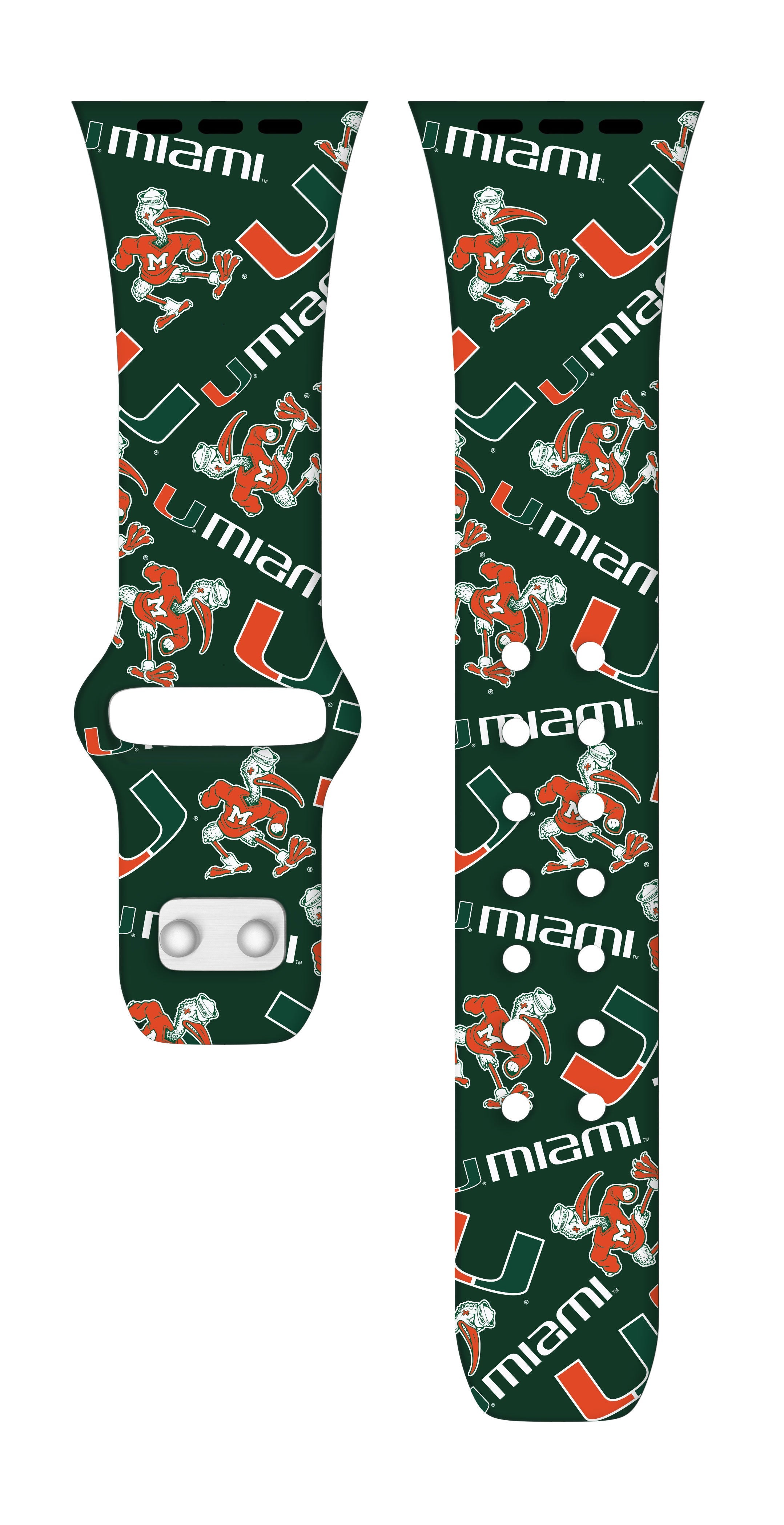 Miami Hurricanes HD Apple Watch Band | Affinity Bands 18