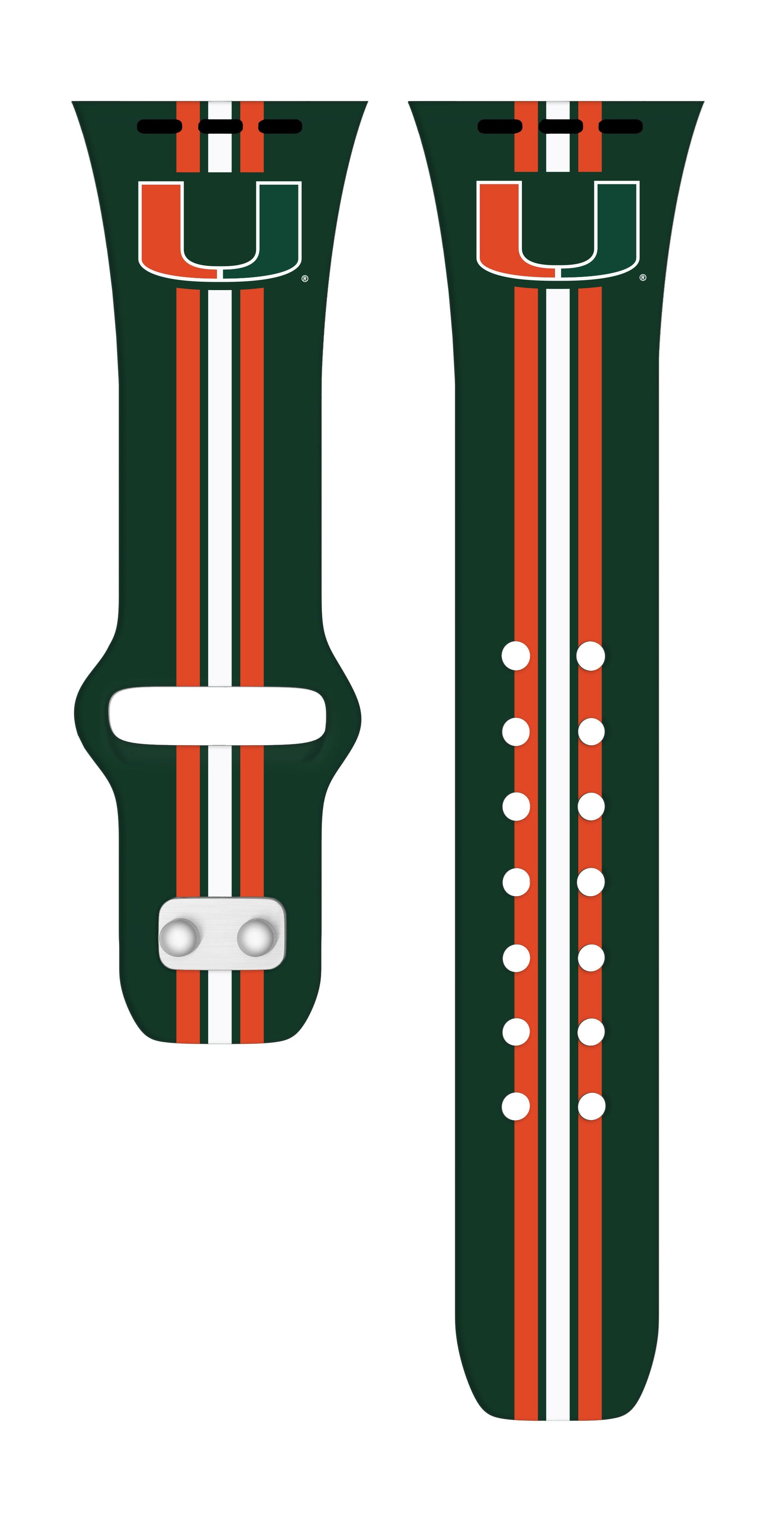 Miami Hurricanes HD Apple Watch Band | Affinity Bands 6