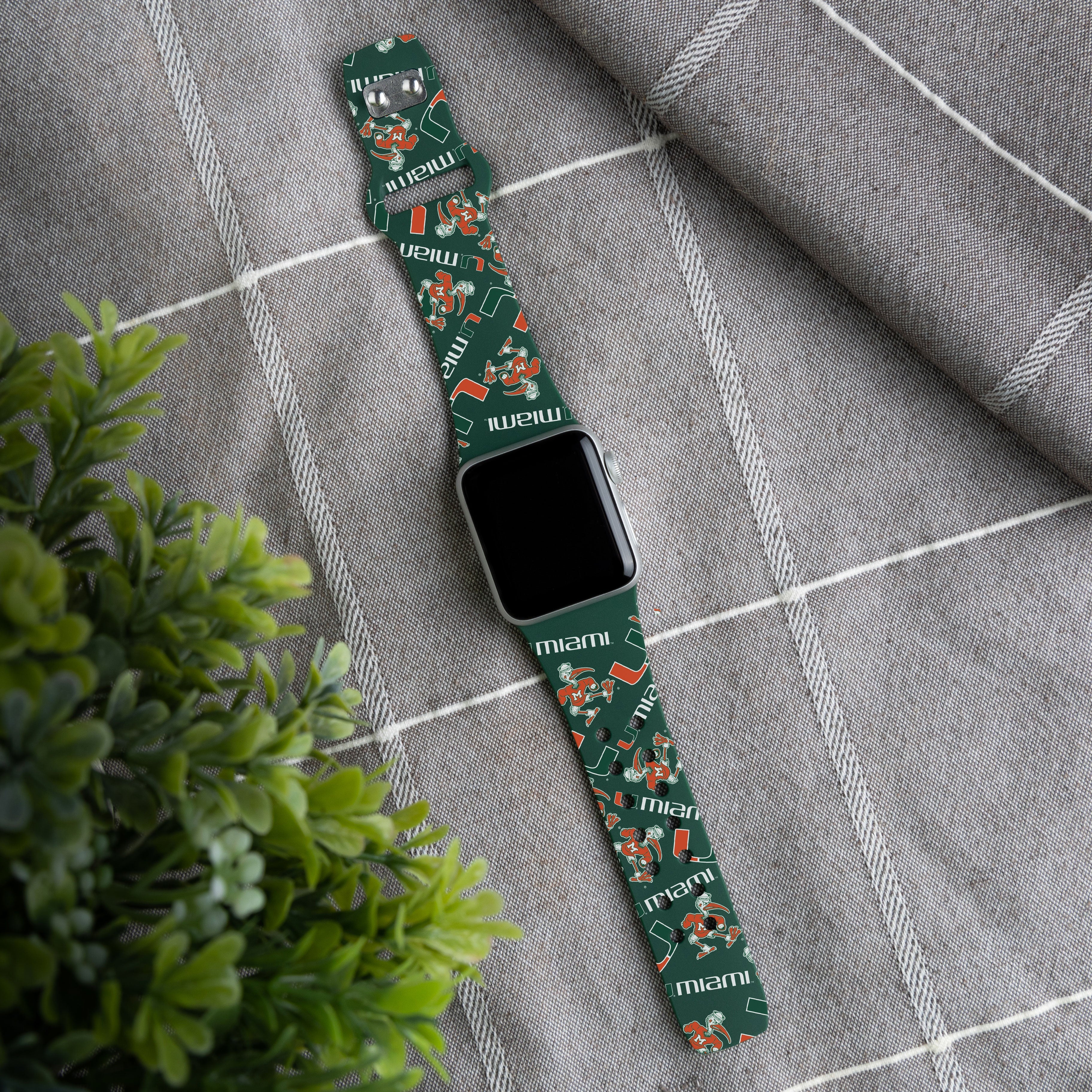 Miami Hurricanes HD Apple Watch Band | Affinity Bands 14