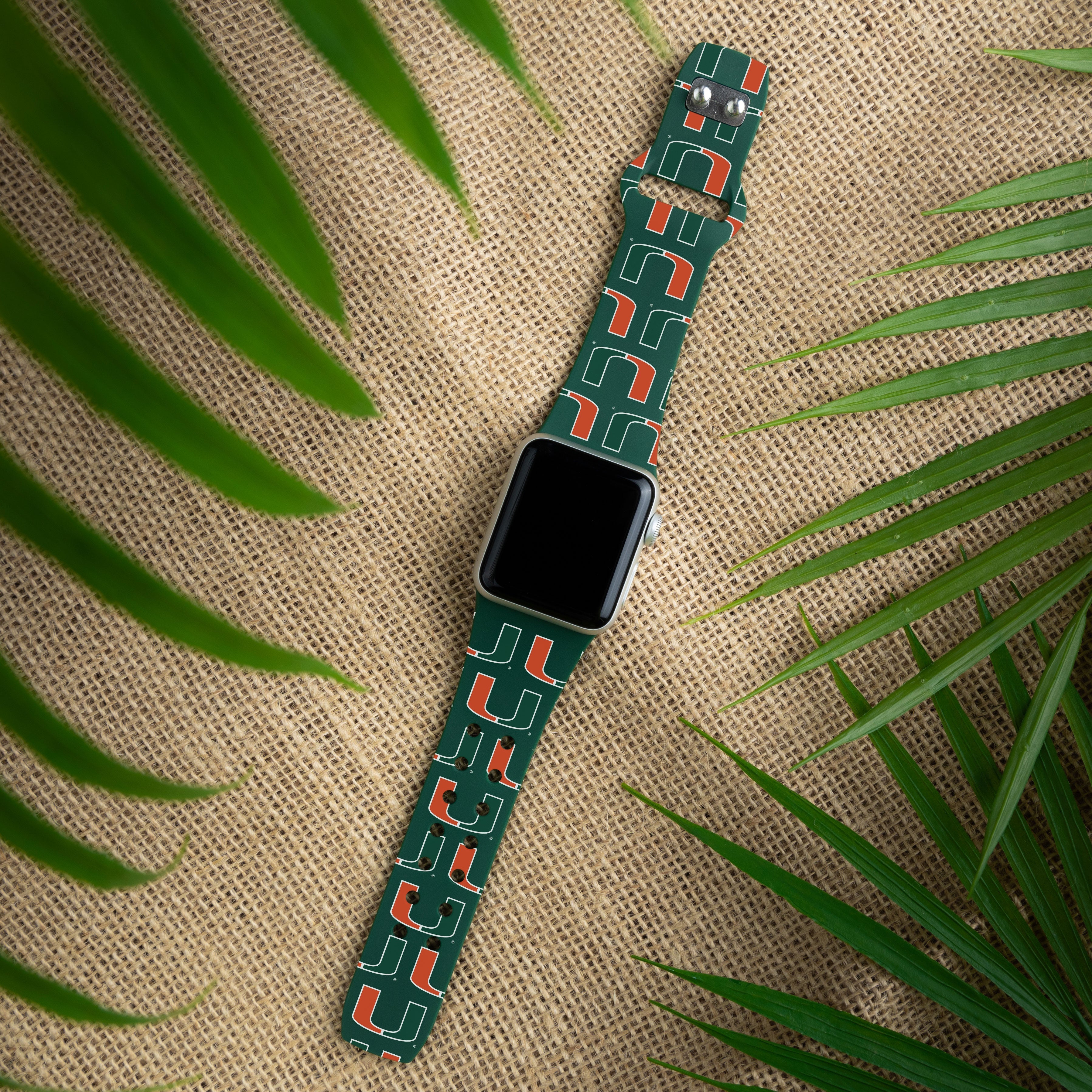 Miami Hurricanes HD Apple Watch Band | Affinity Bands 8