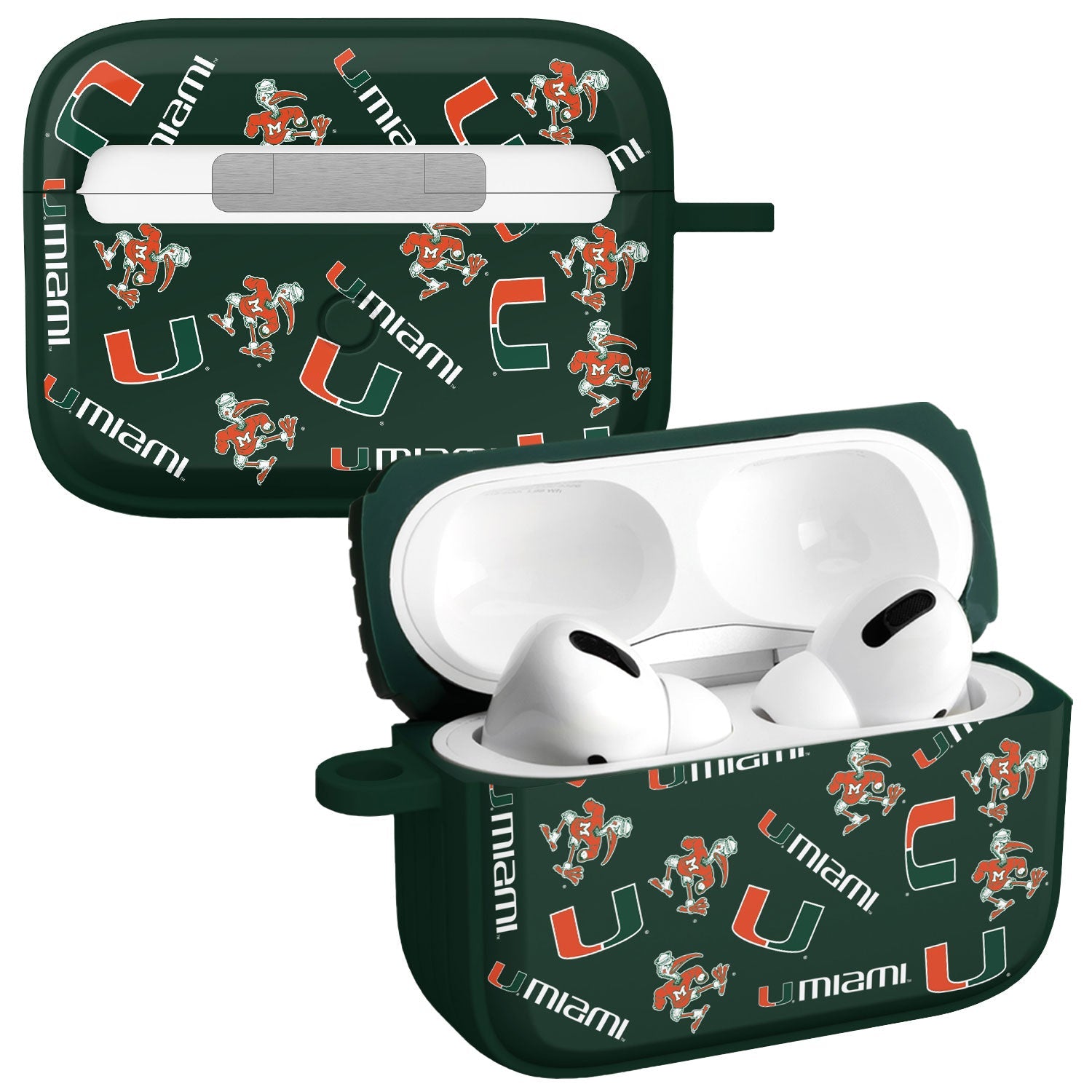 Miami Hurricanes HDX AirPods Pro 1 & 2 Case Cover 6