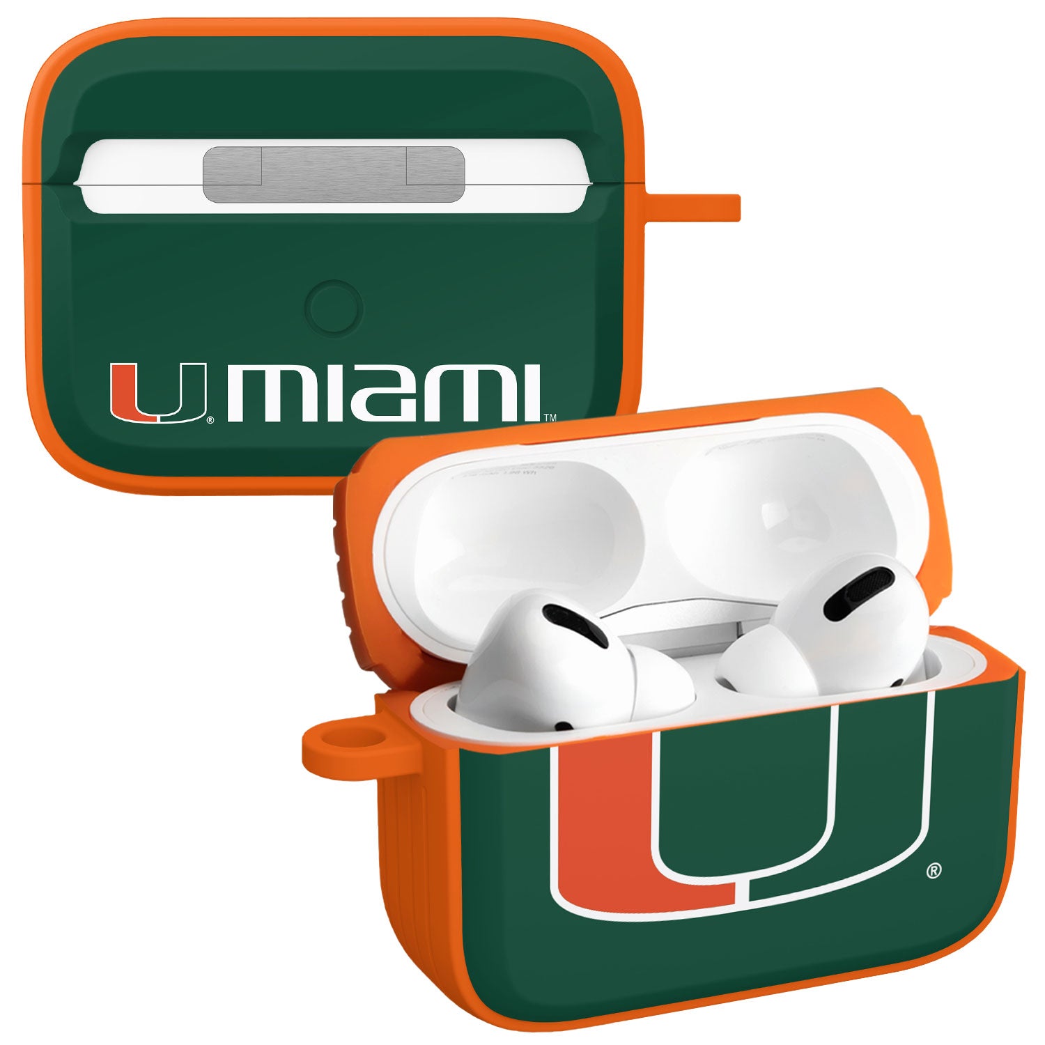 Miami Hurricanes HDX AirPods Pro 1 & 2 Case Cover 1