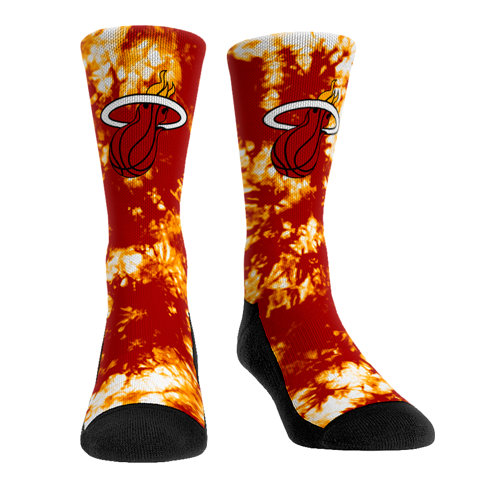 Miami Heat - Team Tie Dye | Rock 'Em Socks