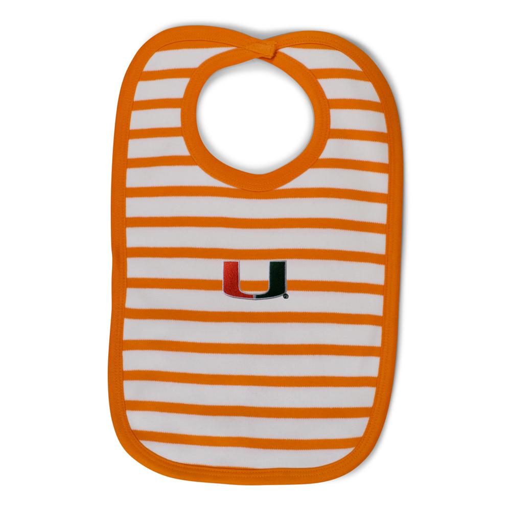 Miami Infant Stripe Knit Bib | Two Feet Ahead
