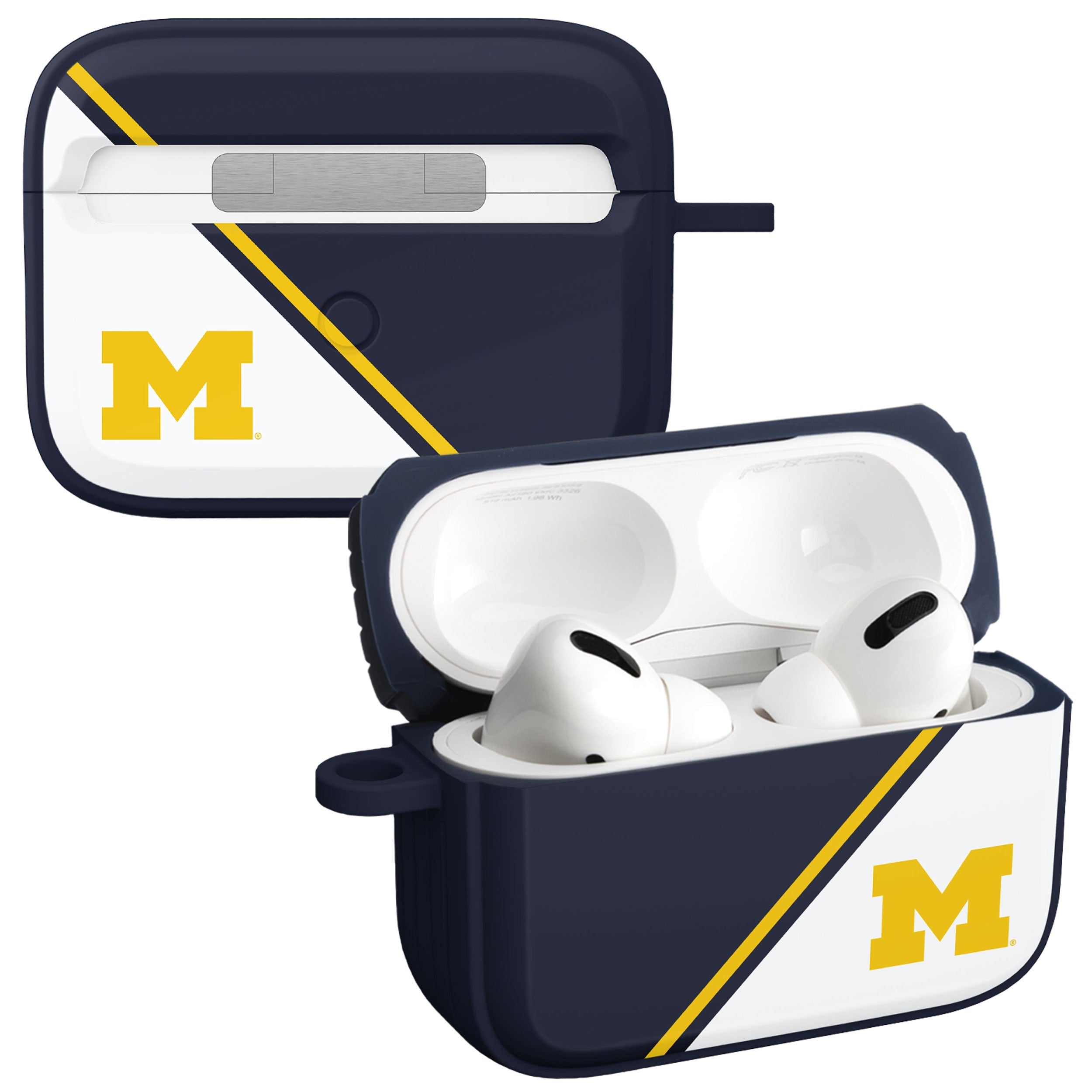 Michigan Wolverines HDX Champion Series Apple AirPods Pro 1 & 2 Case Cover 1