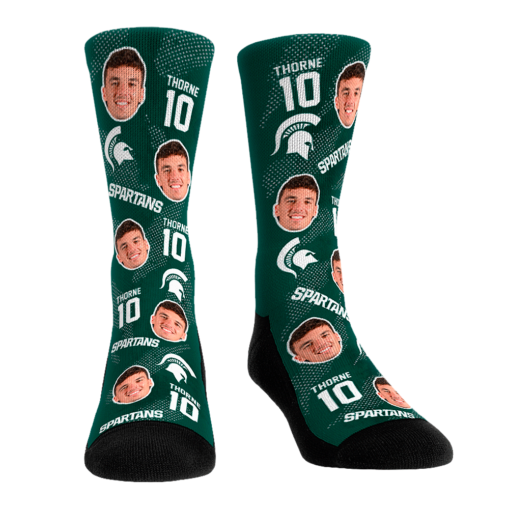 Michigan State Spartans - Football Guy | Rock 'Em Socks