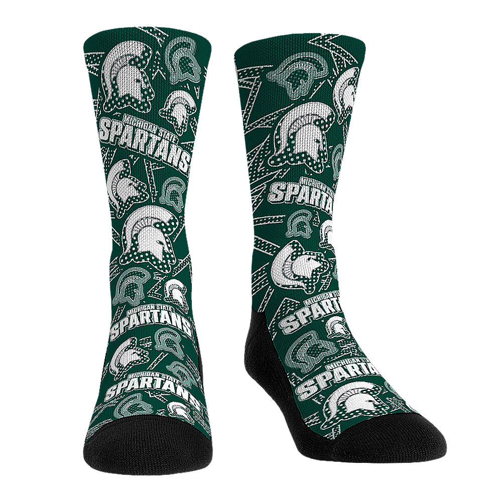 Michigan State Spartans - Microdot All-Over | Rock 'Em Socks