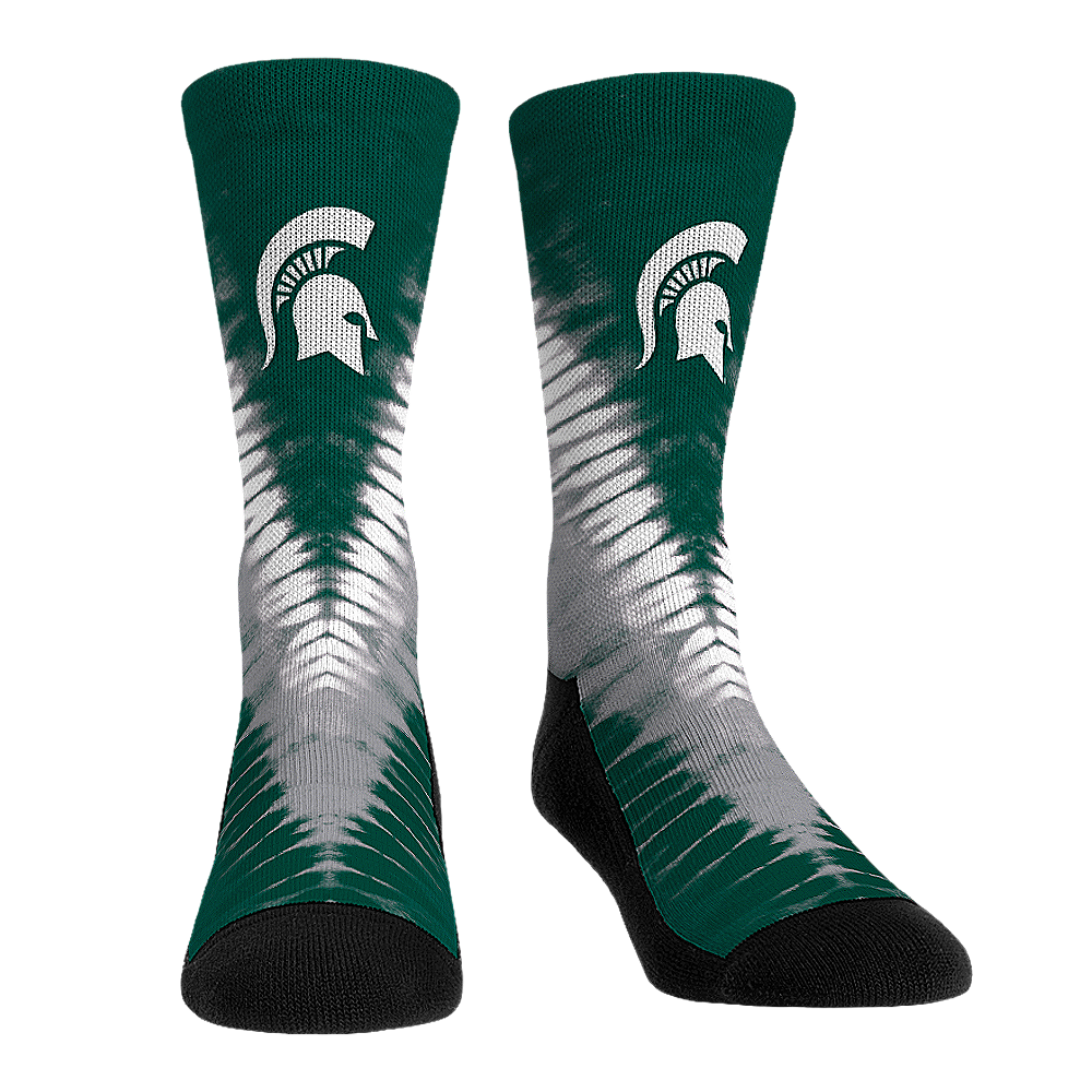 Michigan State Spartans - V Shape Tie Dye | Rock 'Em Socks