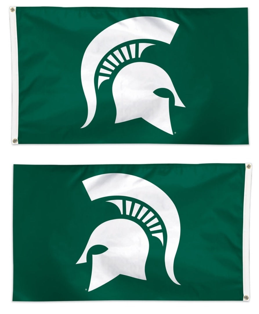 Michigan State Spartans Flag 3x5 Logo Only