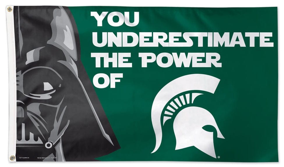 Michigan State Spartans Flag 3x5 Star Wars Underestimate