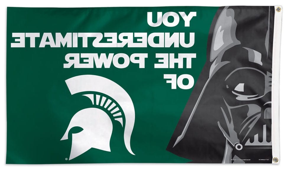 Michigan State Spartans Flag 3x5 Star Wars Underestimate