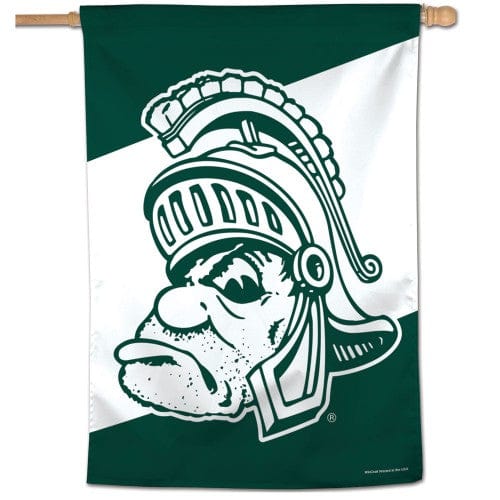 Michigan State Spartans Flag Sparty Logo House Banner 3