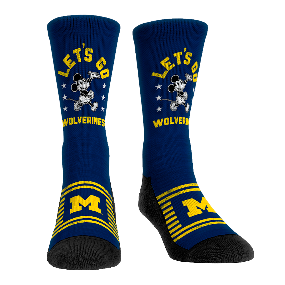 Michigan Wolverines - Disney  - Let’s Go! | Rock 'Em Socks 1