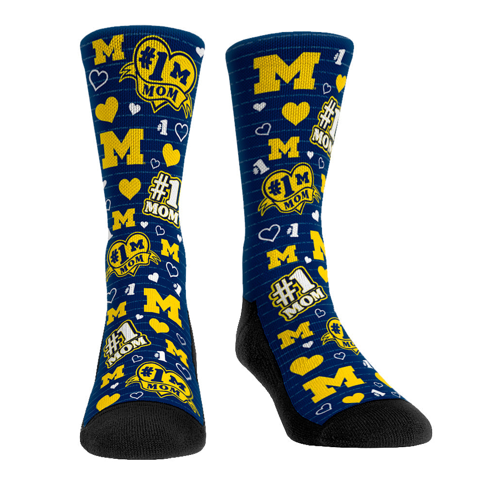 Michigan Wolverines - #1 Mom | Rock 'Em Socks