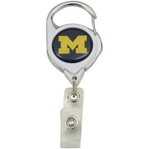 Michigan Wolverines Reel 2 Sided Name ID Badge Holder