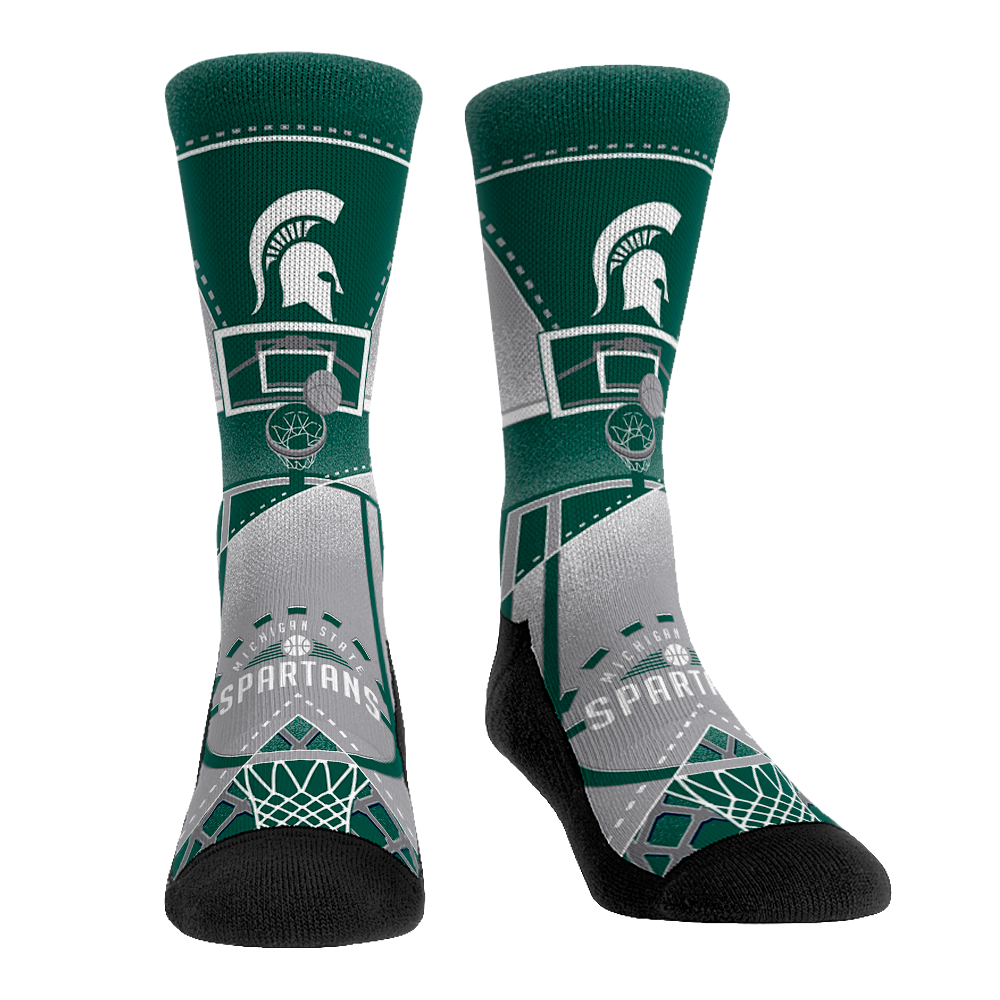 Michigan State Spartans - Nothing But Net | Rock 'Em Socks