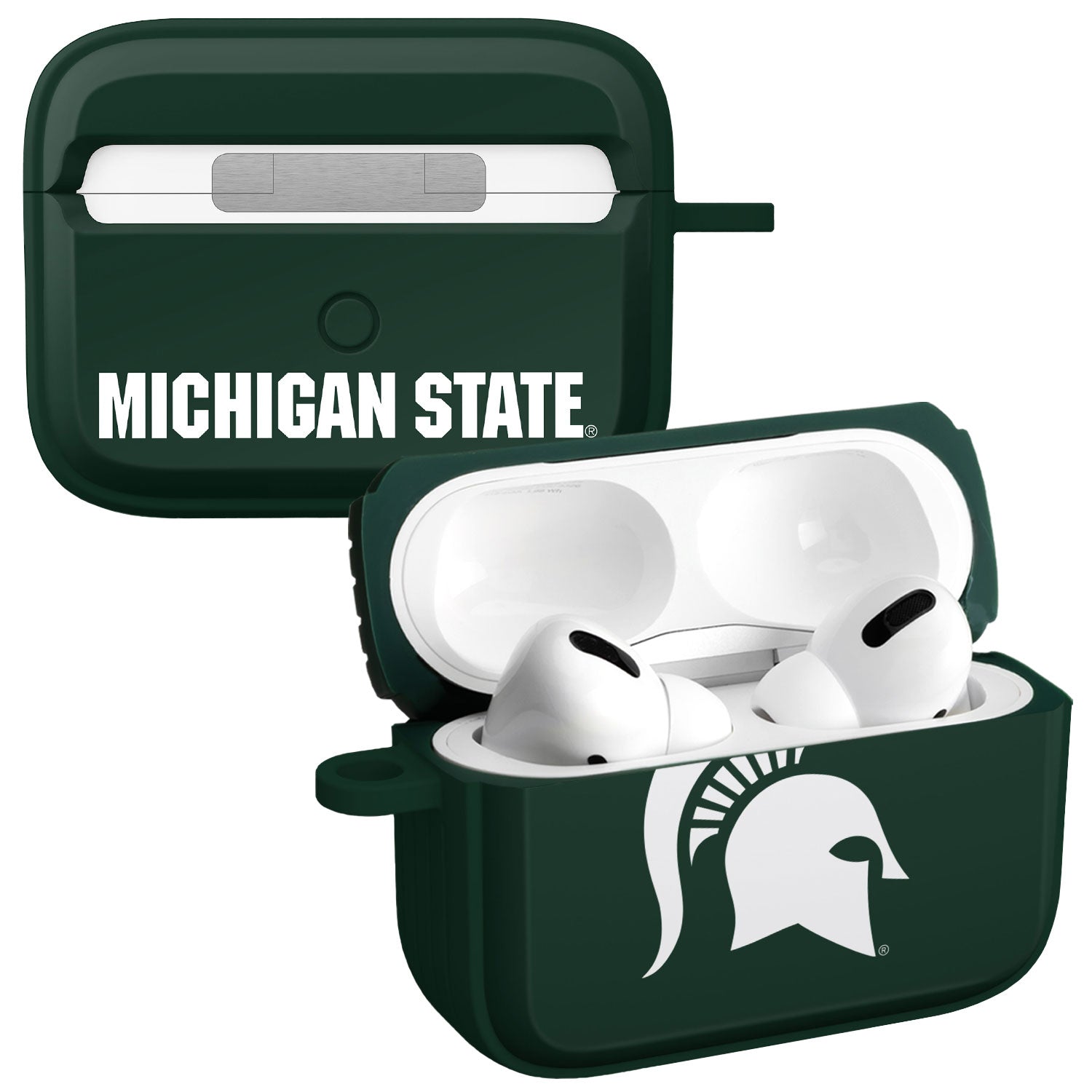 Michigan State MSU Spartans HDX Apple Airpods Pro 1 & 2 Case Cover | Affinity Bands 10