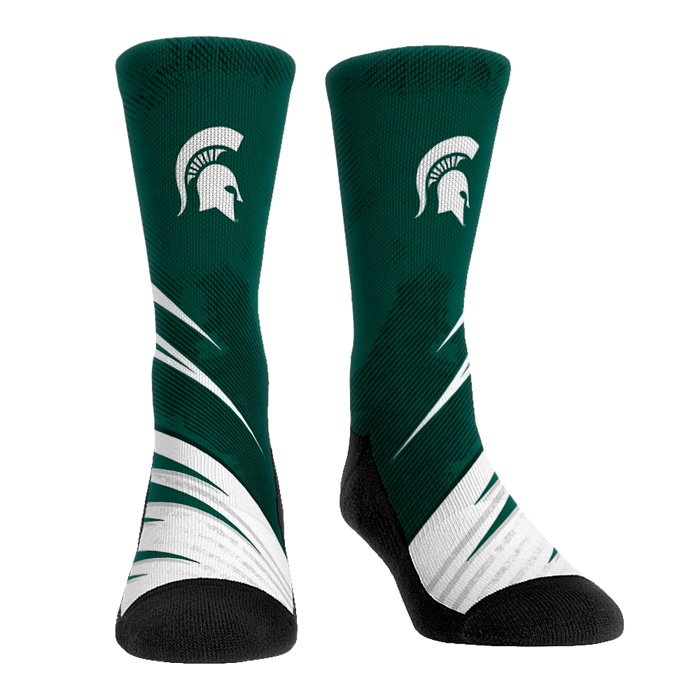 Michigan State Spartans - Slash Slant | Rock 'Em Socks