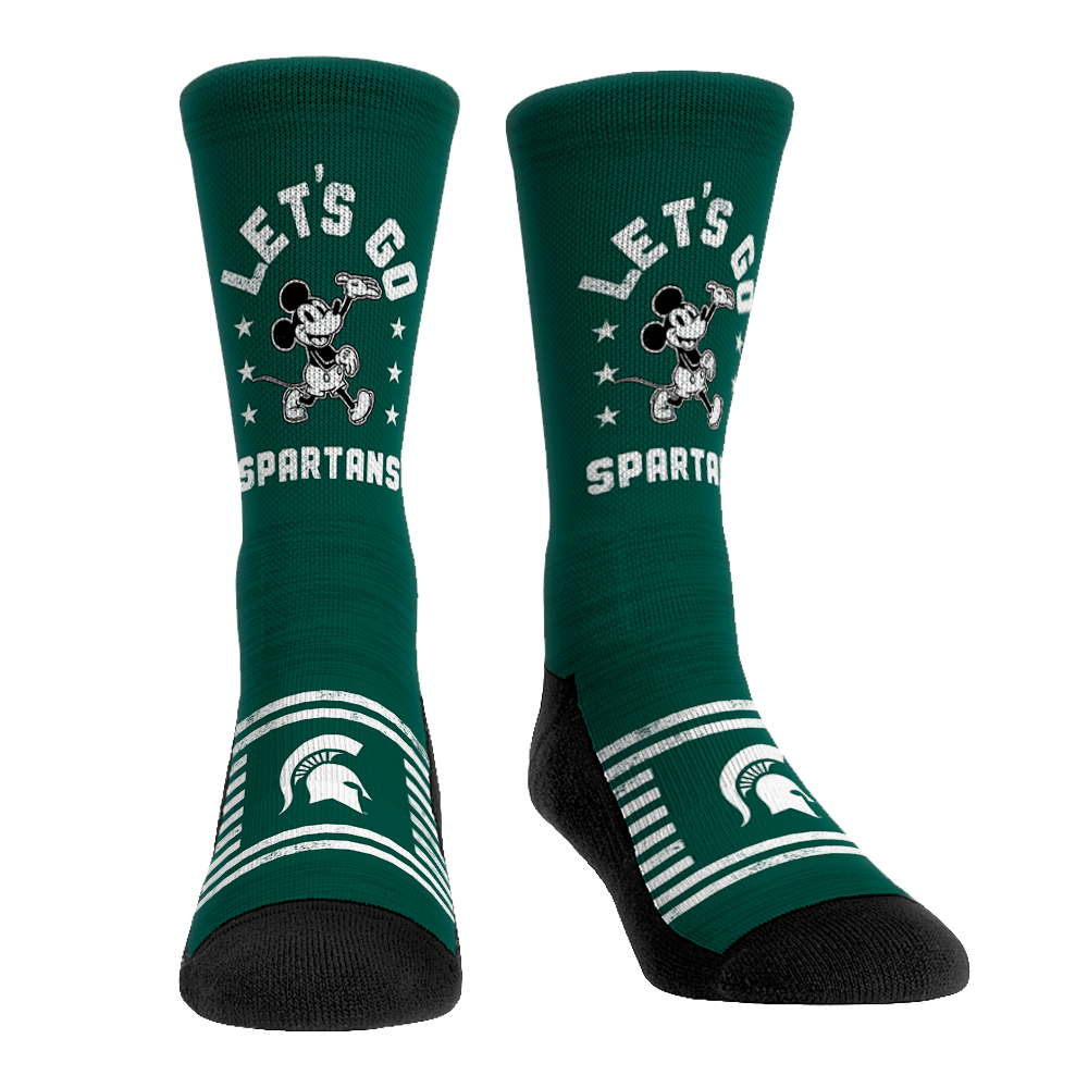 Michigan State Spartans - Disney  - Let's Go! | Rock 'Em Socks