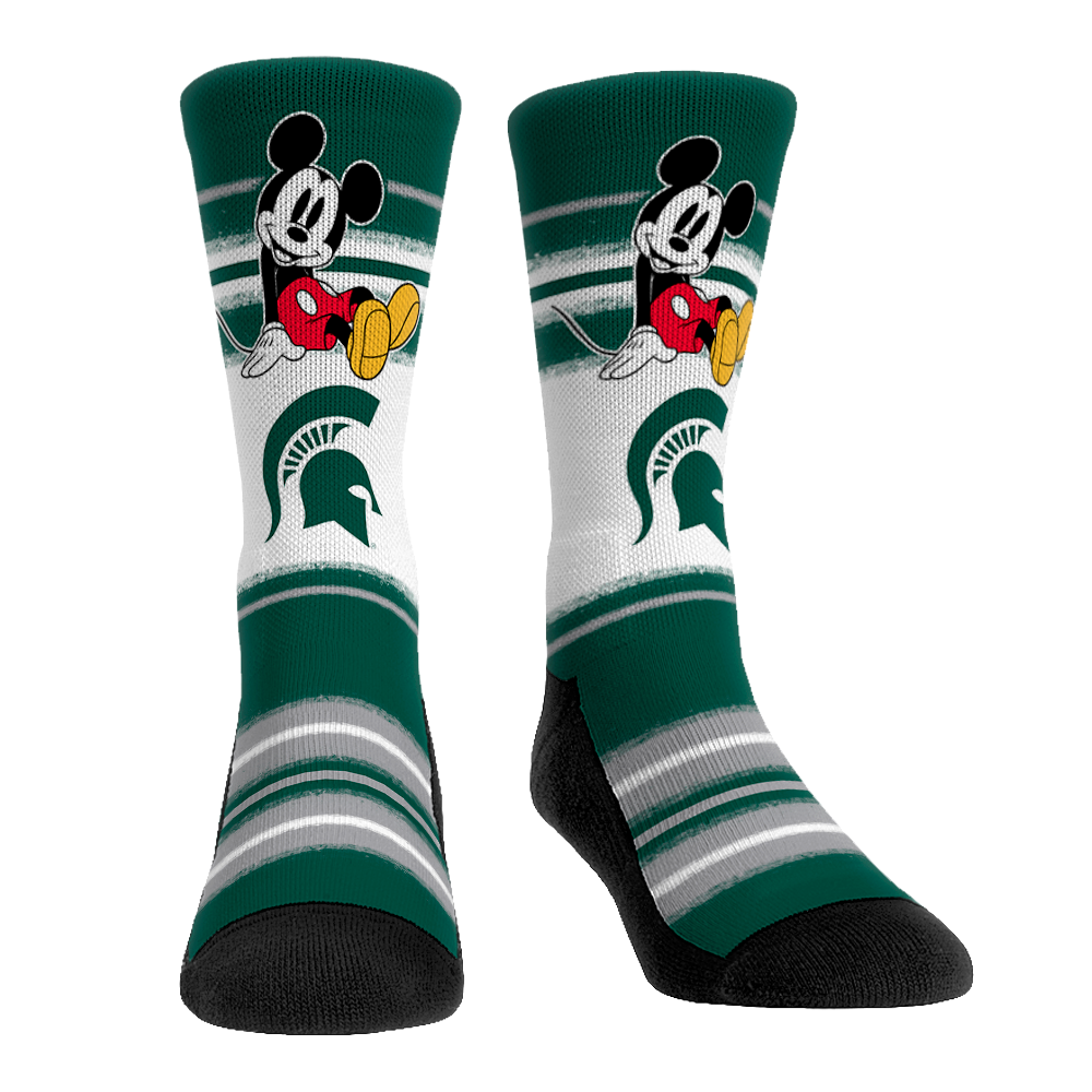 Michigan State Spartans - Disney  - Sit Stripe | Rock 'Em Socks