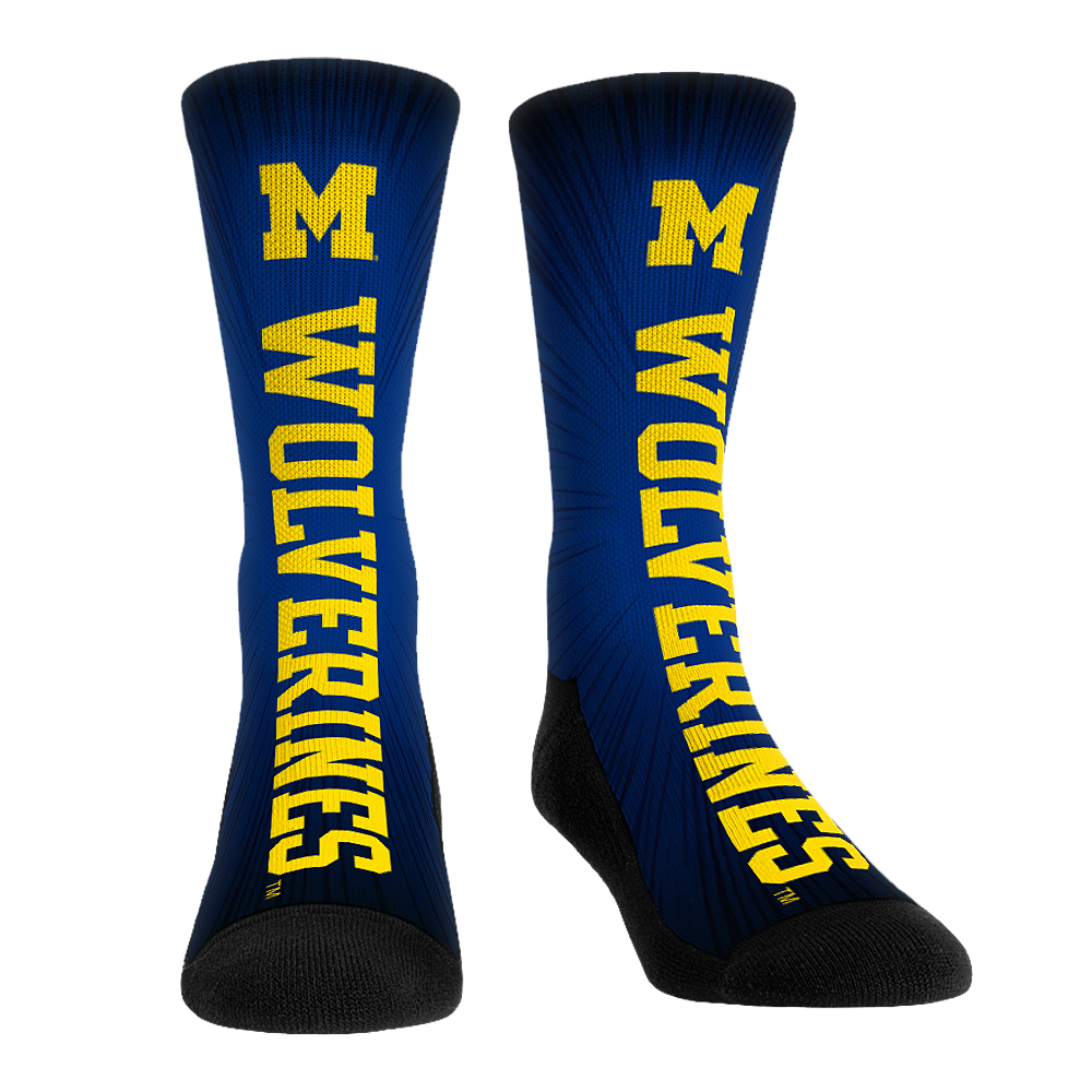 Michigan Wolverines - Pump Up | Rock 'Em Socks