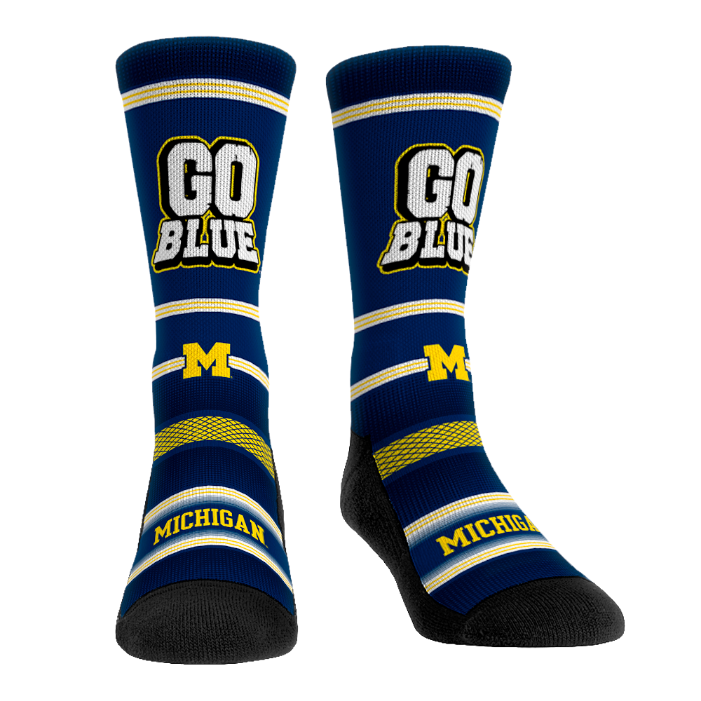 Michigan Wolverines - Go Blue | Rock 'Em Socks