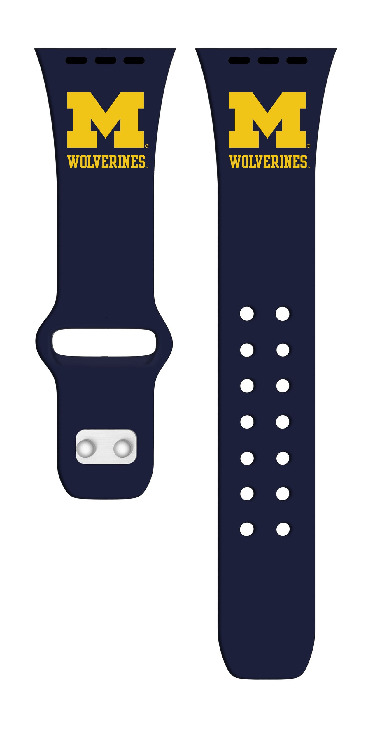 Michigan Wolverines HD Apple Watch Band 22