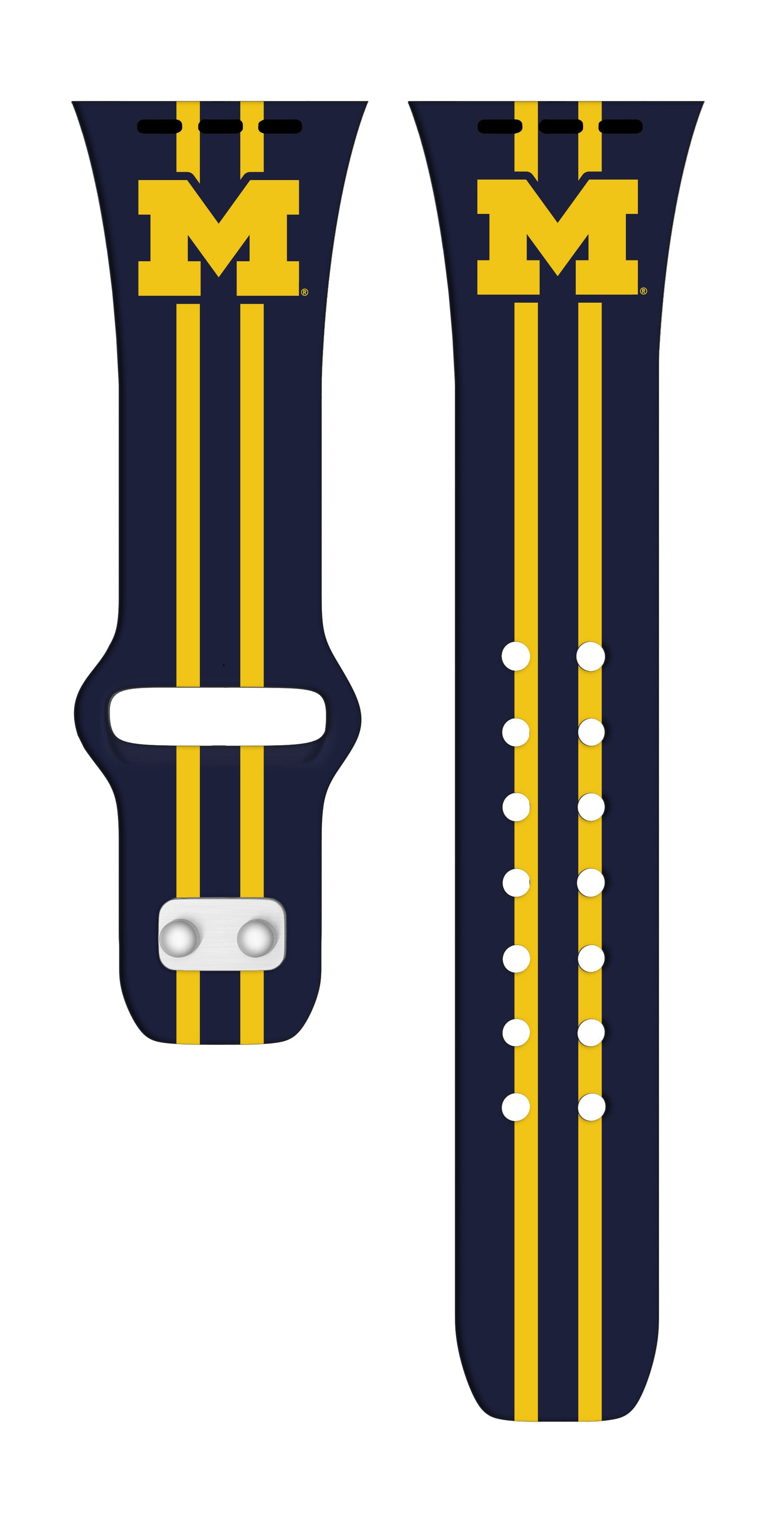 Michigan Wolverines HD Apple Watch Band 6