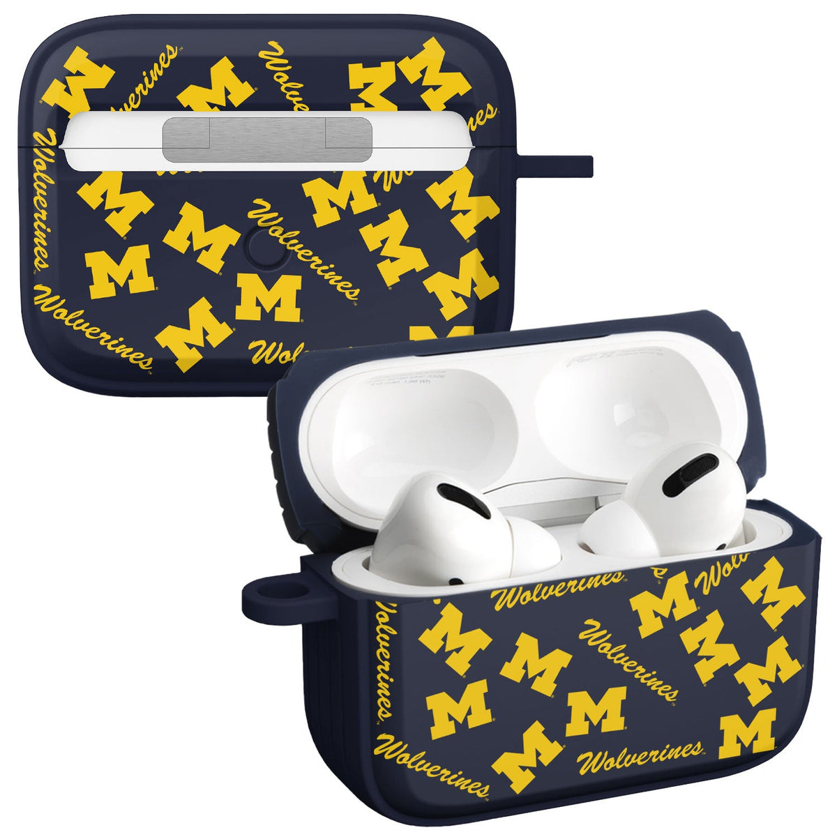Michigan Wolverines HDX AirPods Pro 1 & 2 Case Cover | Affinity Bands 6
