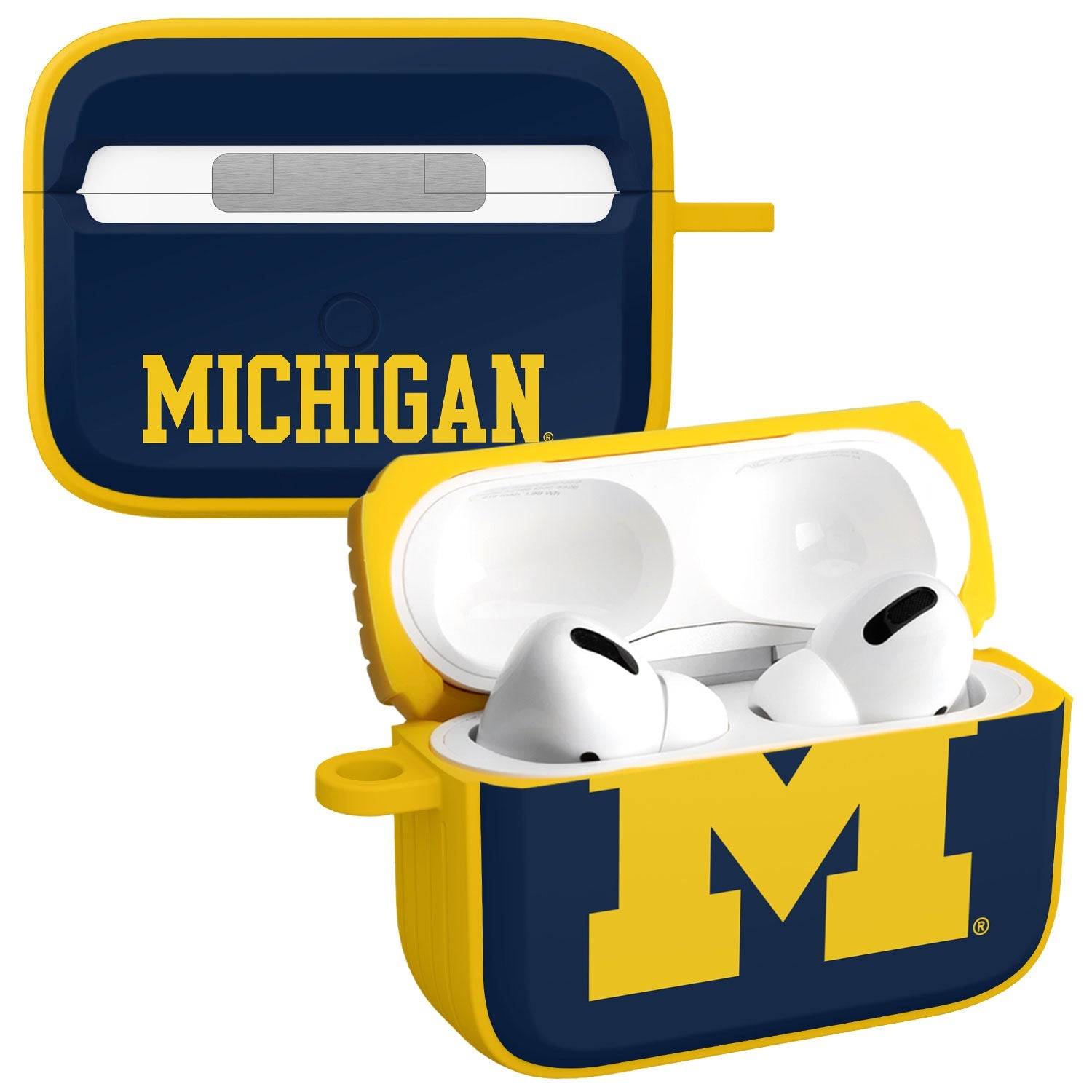 Michigan Wolverines HDX AirPods Pro 1 & 2 Case Cover | Affinity Bands
