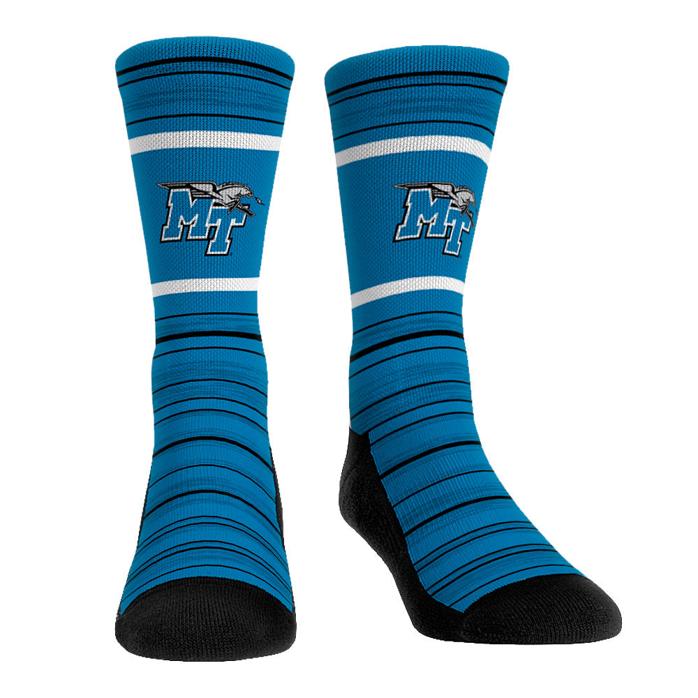 Middle Tennessee State Blue Raiders - Classic Lines | Rock 'Em Socks