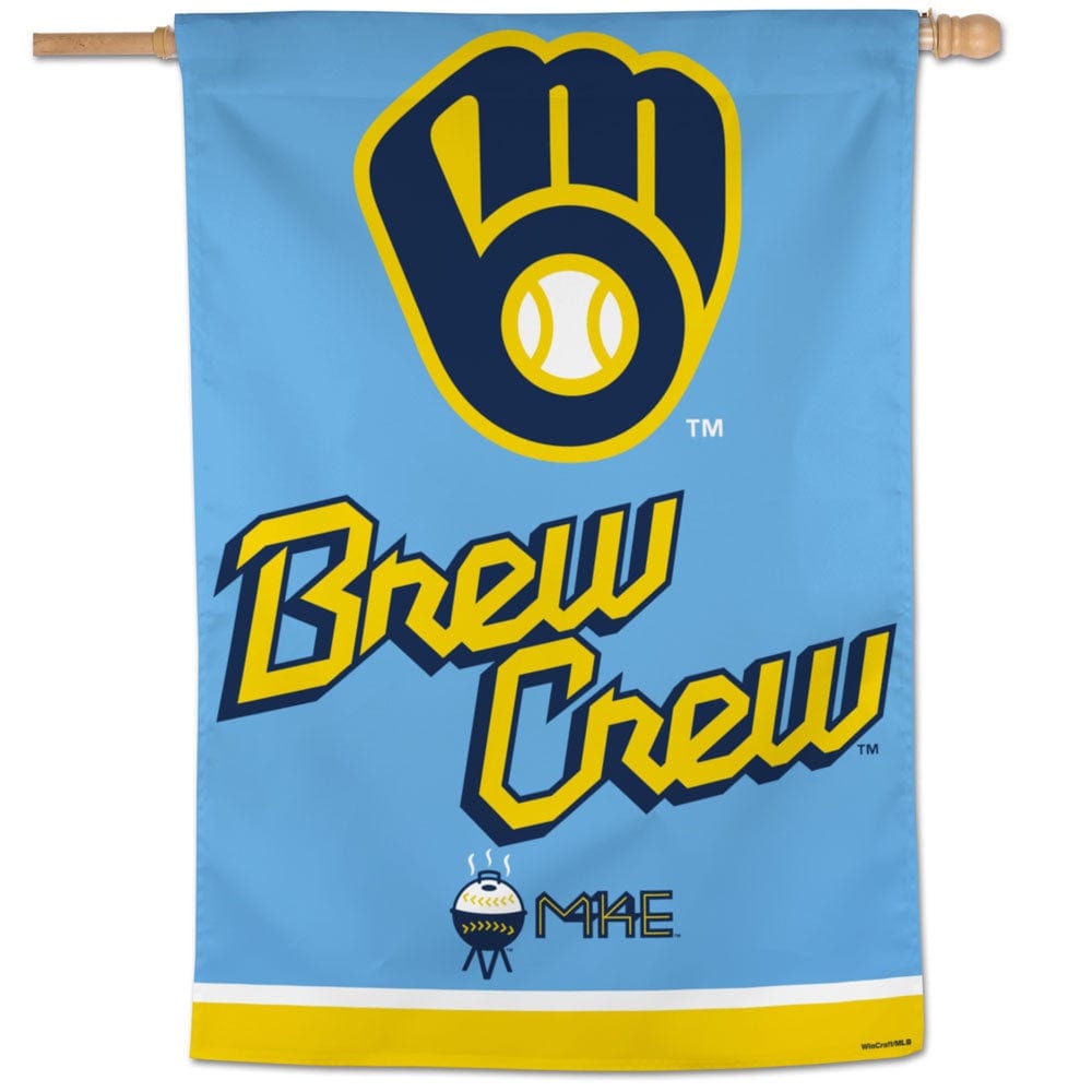 Milwaukee Brewers Banner City Connect Flag Brew Crew 3