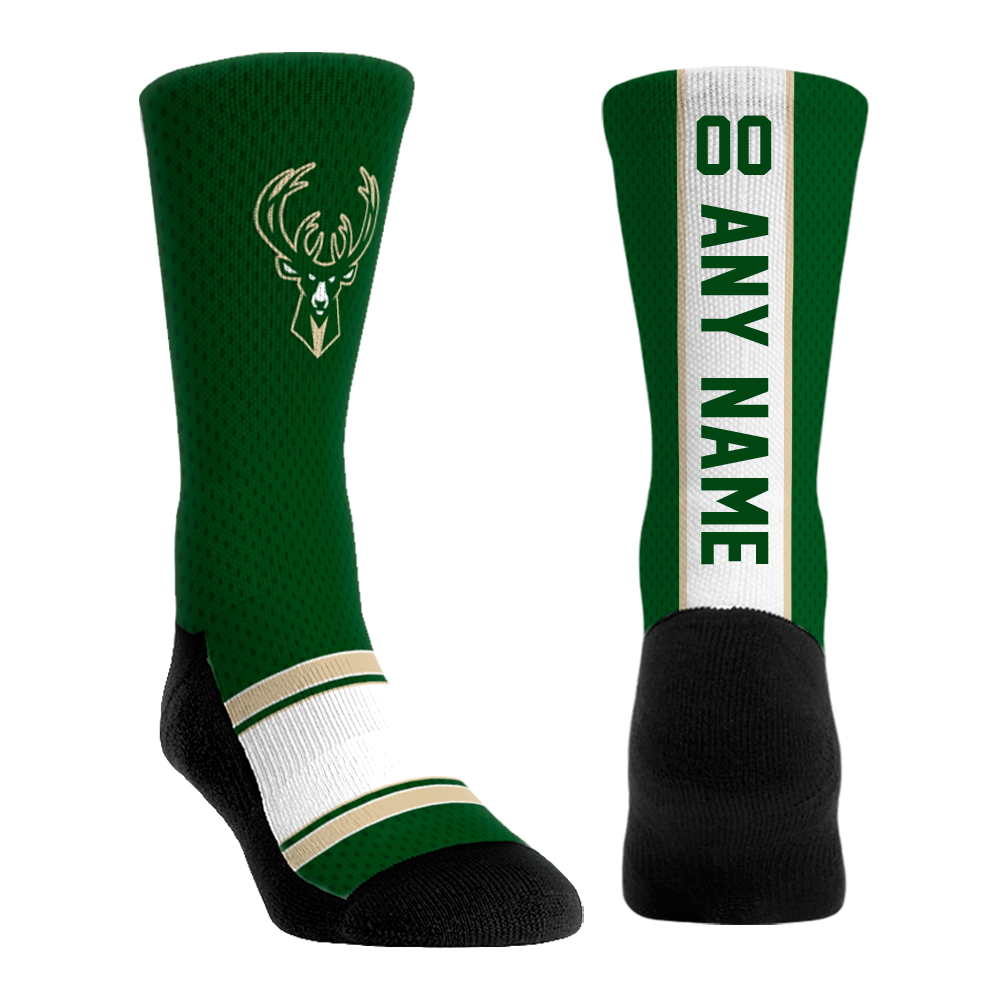 Milwaukee Bucks - Custom Jersey | Rock 'Em Socks