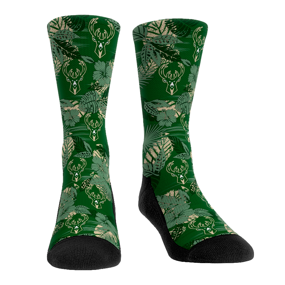 Milwaukee Bucks - Floral | Rock 'Em Socks