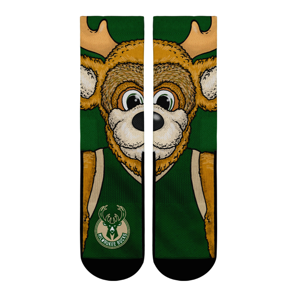 Milwaukee Bucks - Split Face Mascot | Rock 'Em Socks
