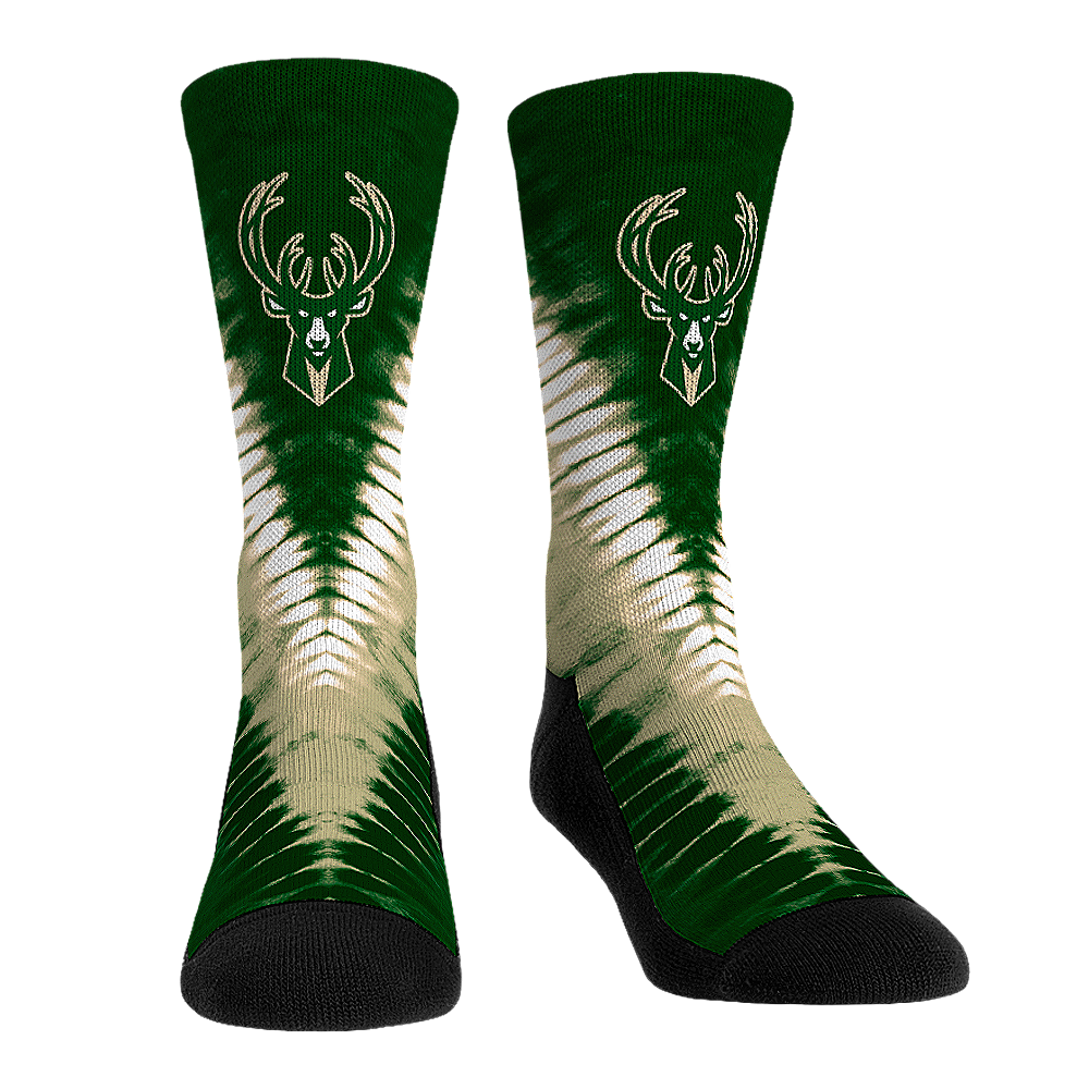 Milwaukee Bucks - V Shape Tie Dye | Rock 'Em Socks