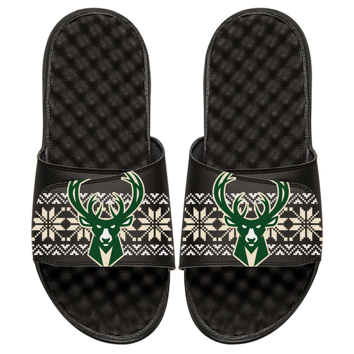 Milwaukee Bucks Ugly Sweater Slides 2