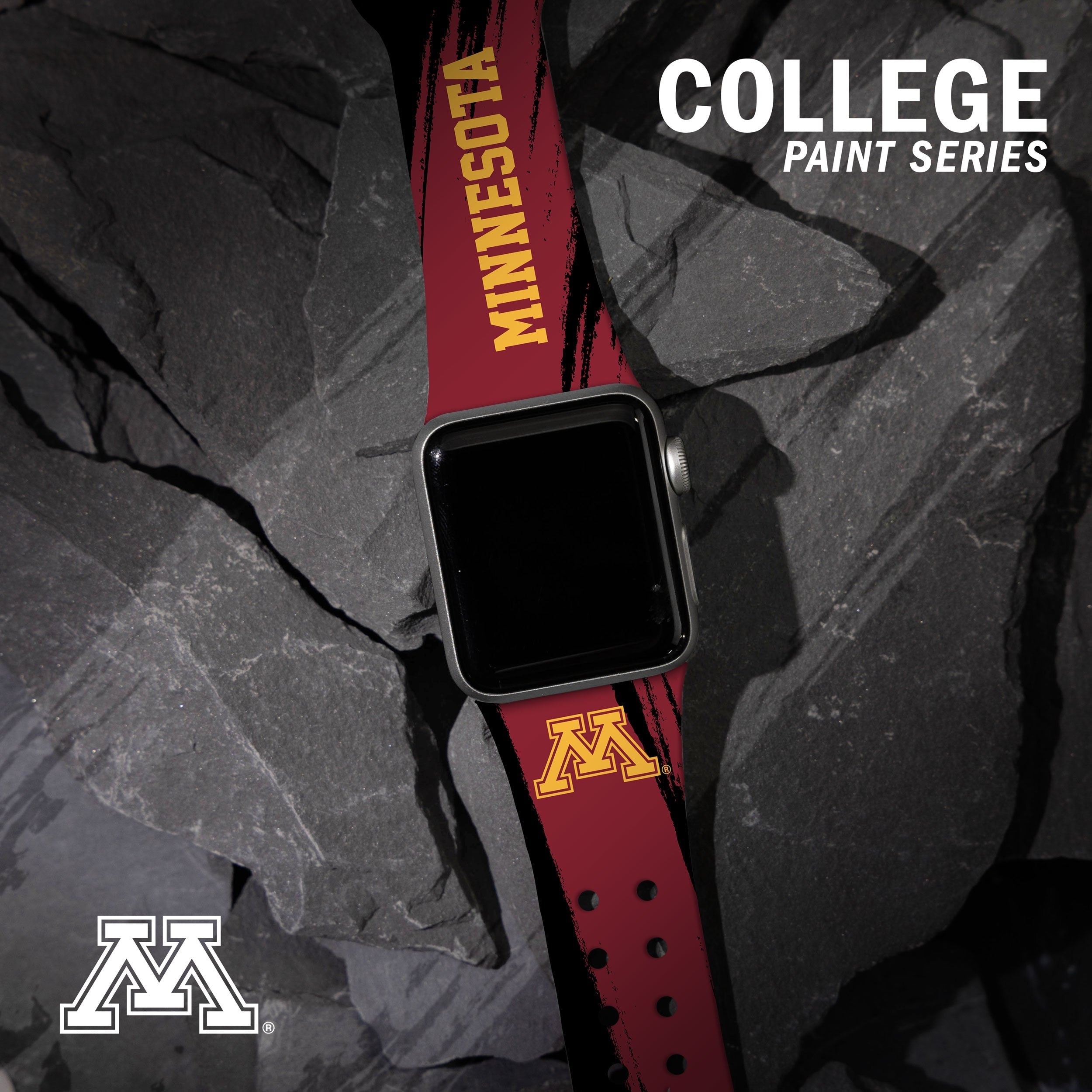 Minnesota Golden Gophers HD Apple Watch Band 27